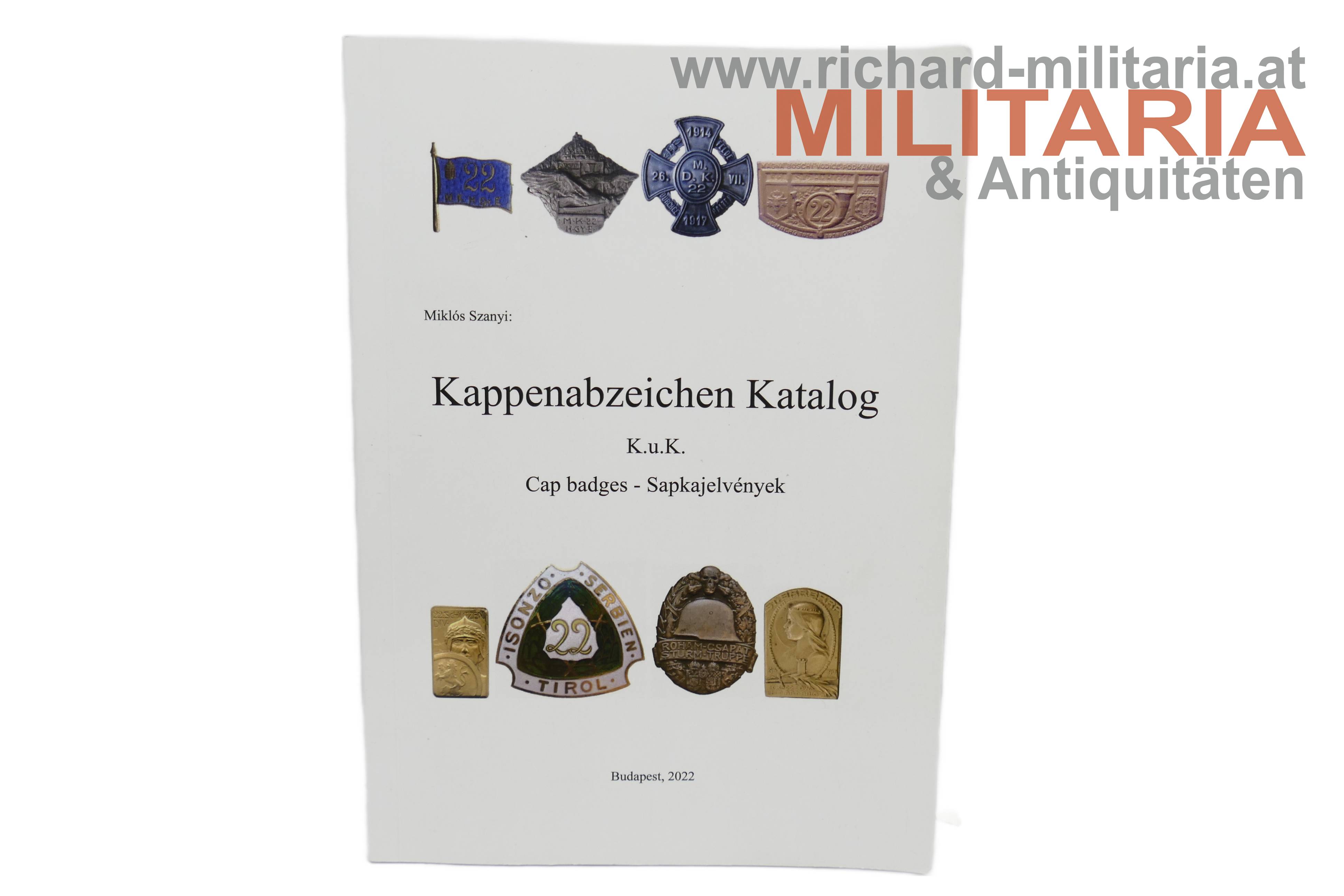 k.u.k. Kappenabzeichen - Katalog - Ausgabe 2022 