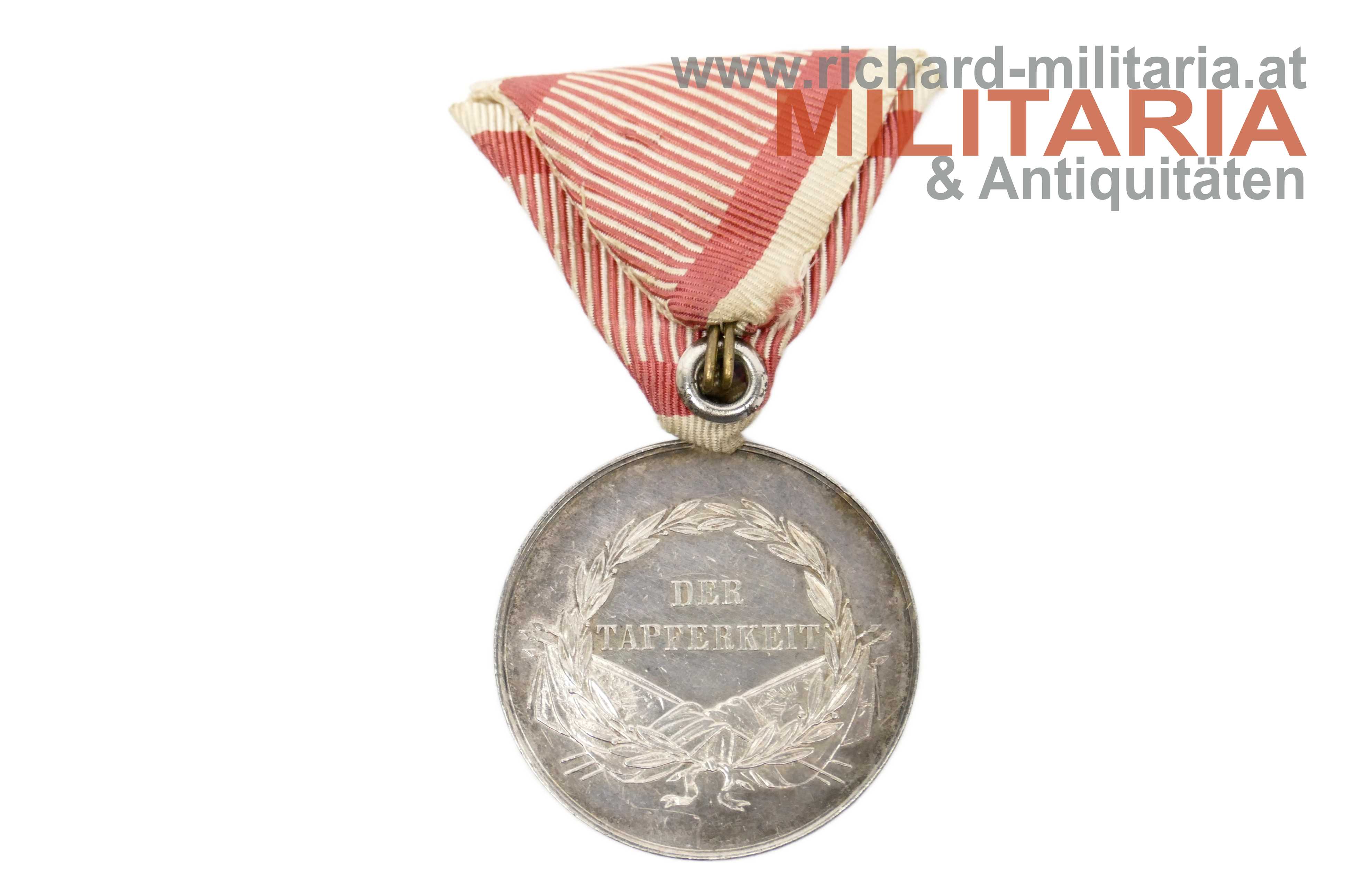 k.u.k. Silberne Tapferkeitsmedaille 1. Klasse - Kaiser Franz Josef