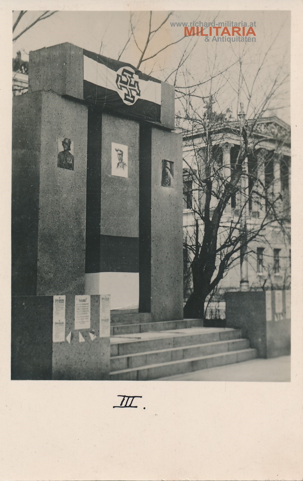 Dollfuß - Denkmal der Republik neben dem Parlament in Wien