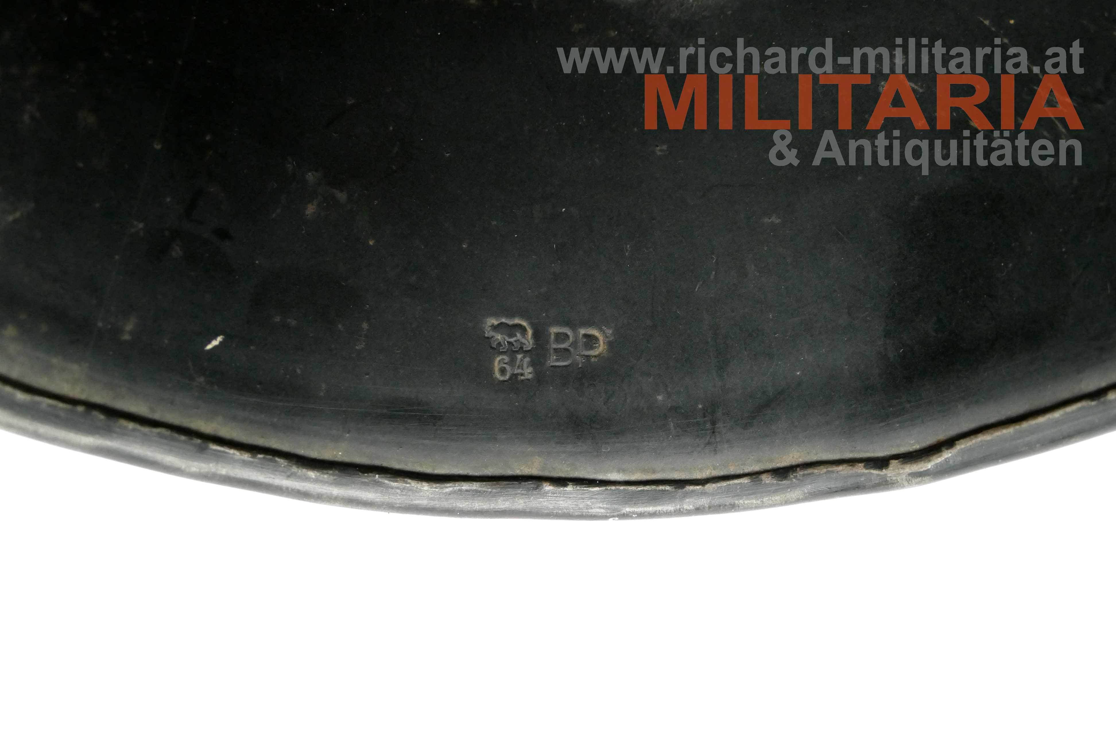 Österreich 1. Republik - Stahlhelm M17 - BUNDESPOLIZEI - Berndorfer