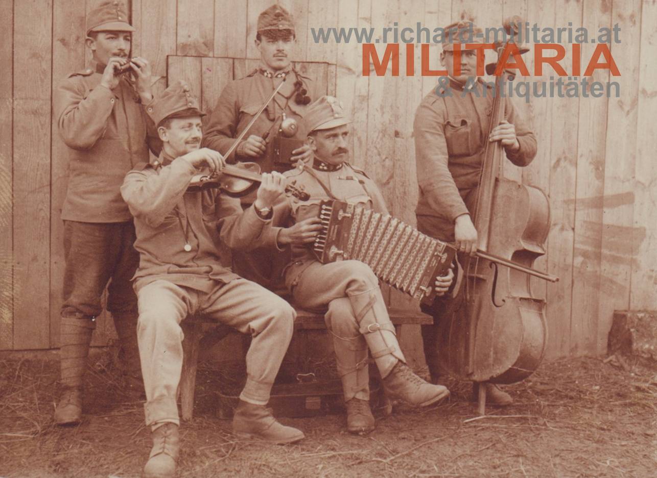 k.k. Foto - Regimentsmusik Landwehr-Infanterie-Reg. 15 - Russland - 1915