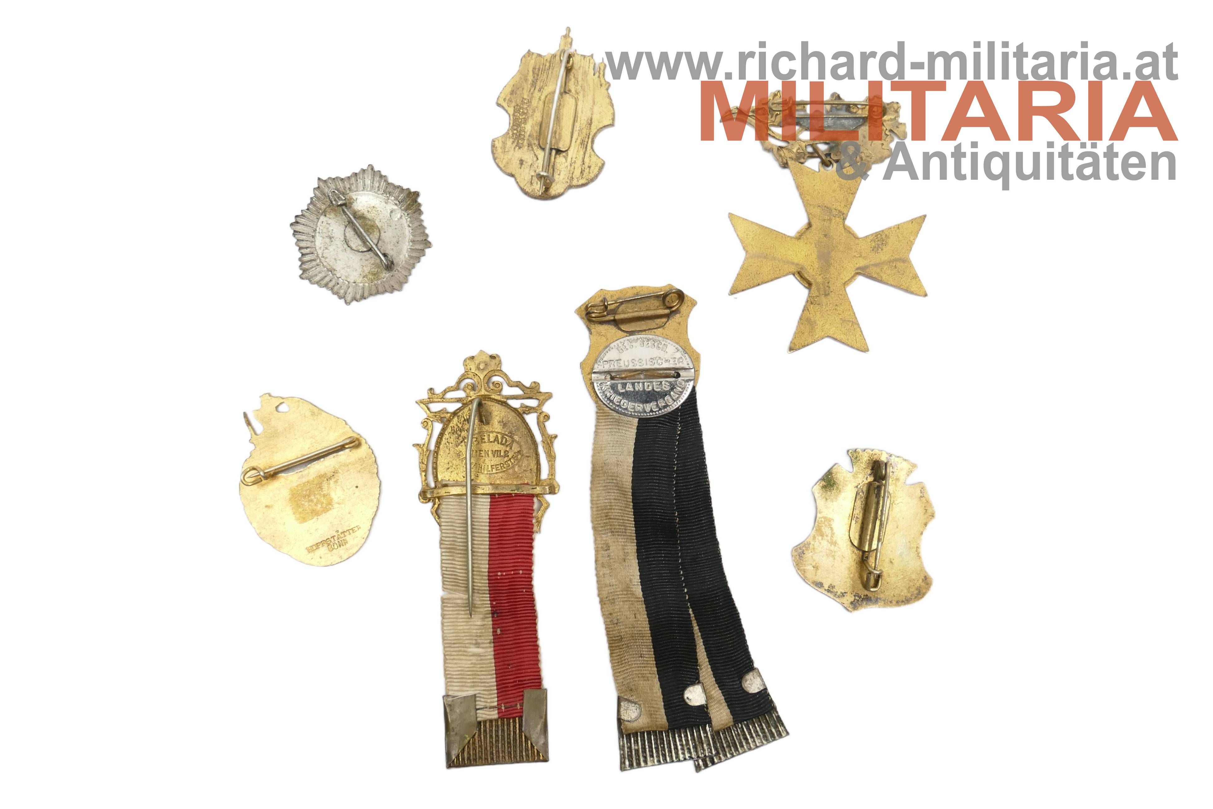 Konvolut - deutsche patriotische Abzeichen