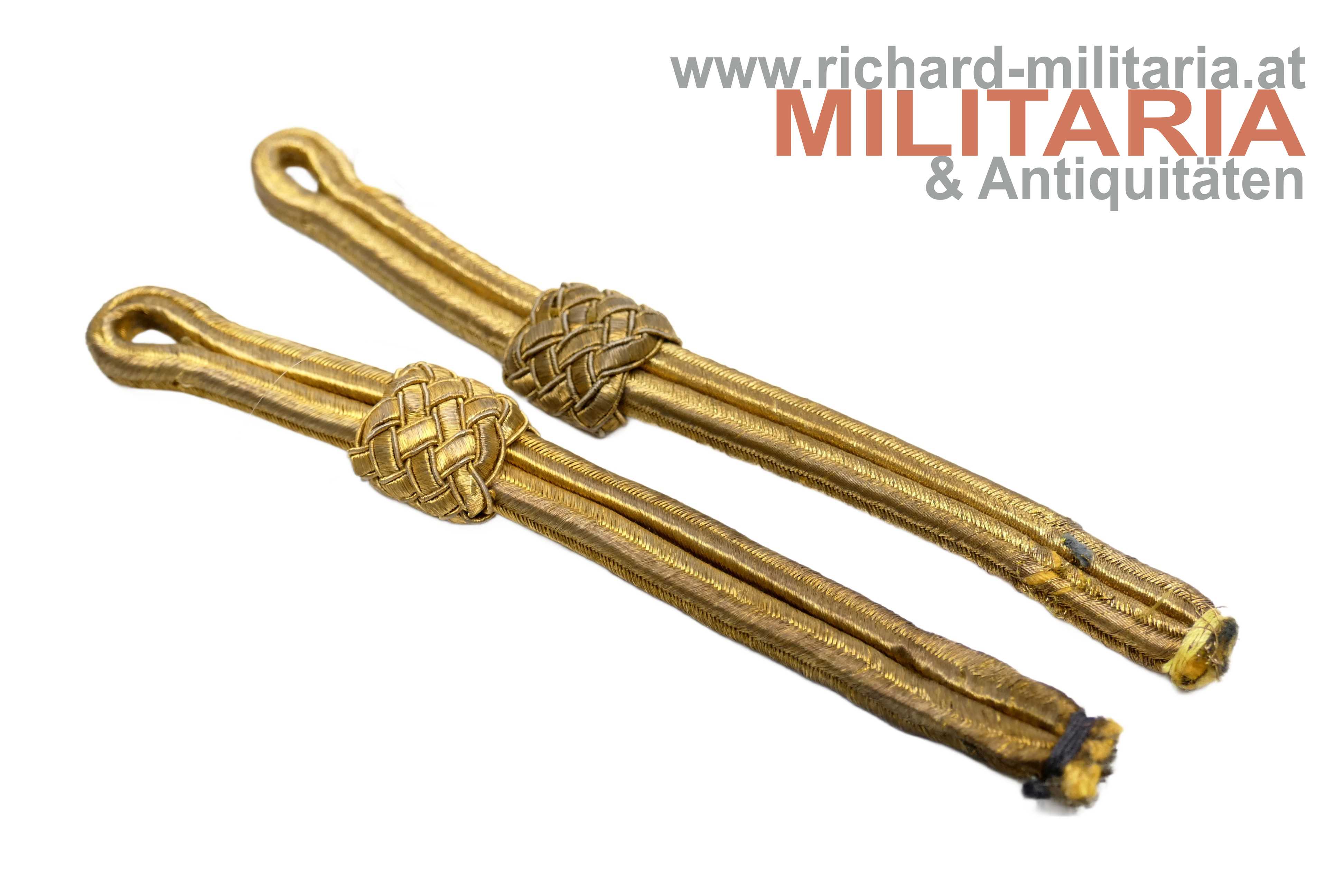 k.u.k. Achselspange für Offiziere der Kavallerie & Artillerie