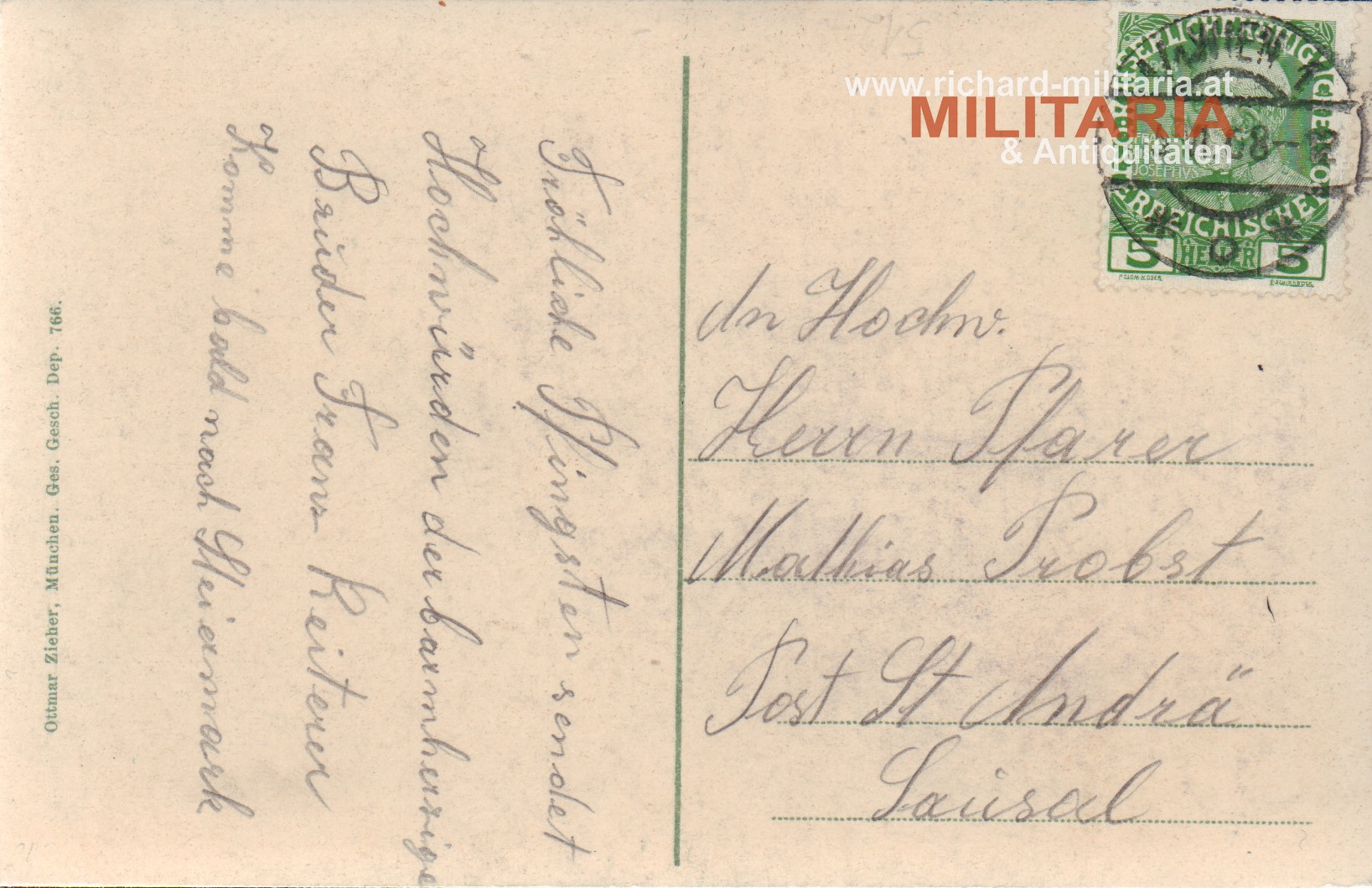 k.u.k. PK "Zur Erinnerung an das 60jährige Regierungsjubiläum Sr. Maj. Kaiser Franz Josef" - gelaufen