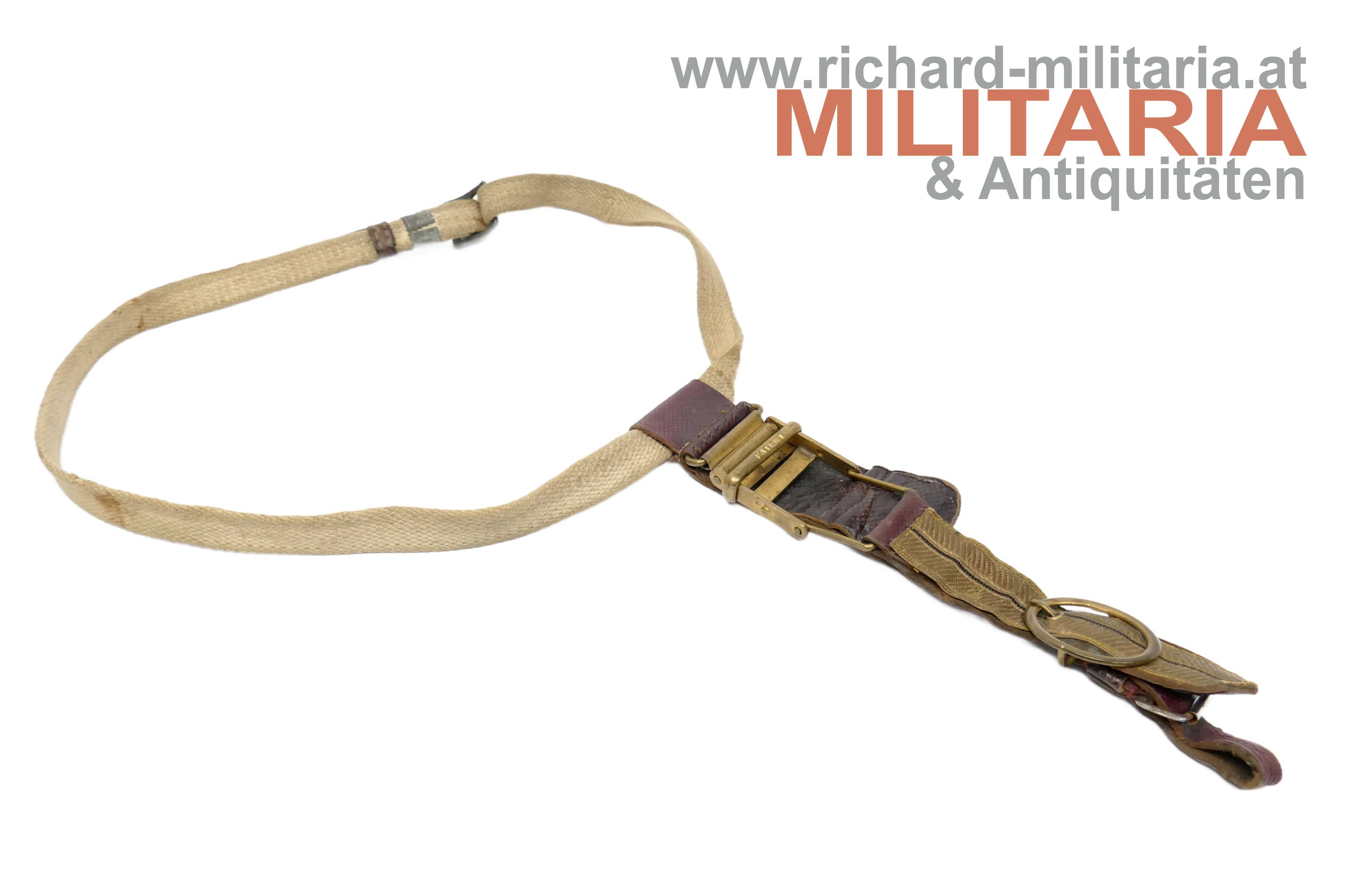 k.u.k. Säbelgehänge - außergewöhnliche Patent-Variante