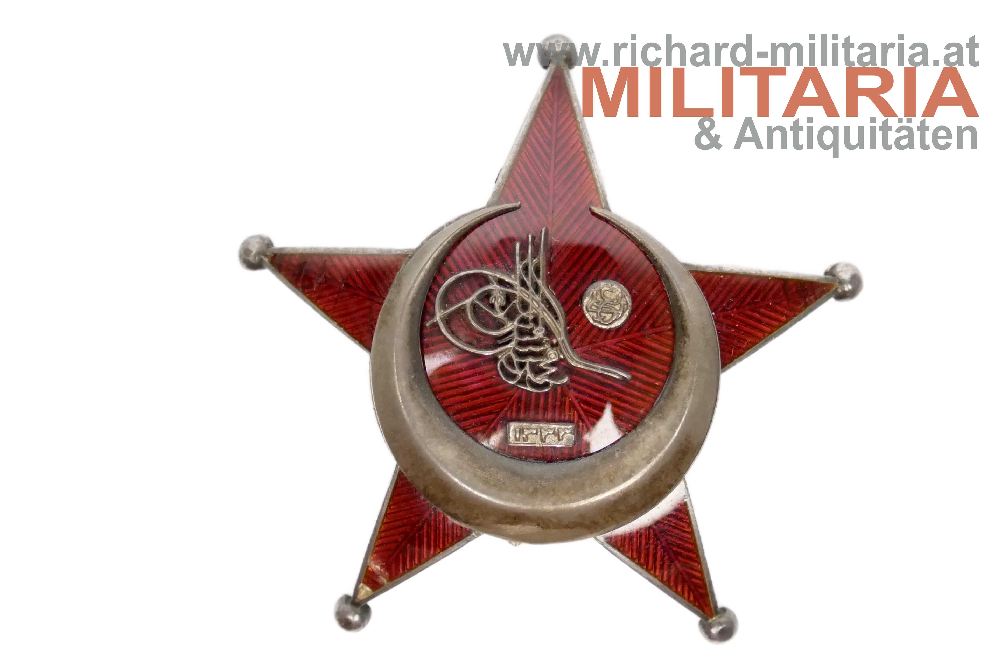 Eiserner Halbmond - "Stern von Gallipoli" mit Etui - Godet