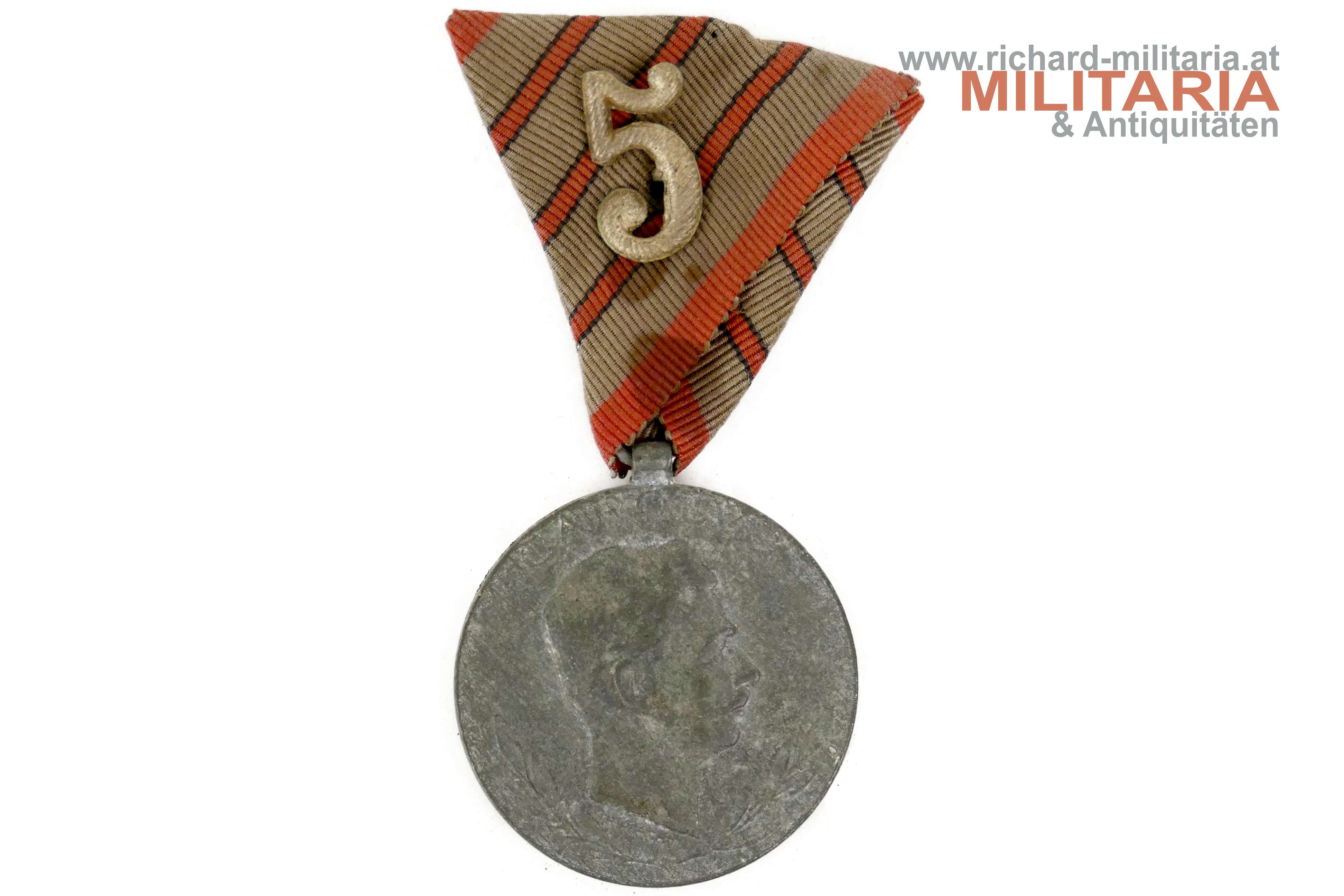 k.u.k. Verwundetenmedaille "5"