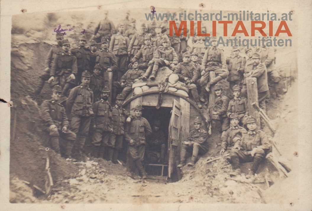 k.u.k. Foto - "Unterstand Inf. 49 in Galizien"
