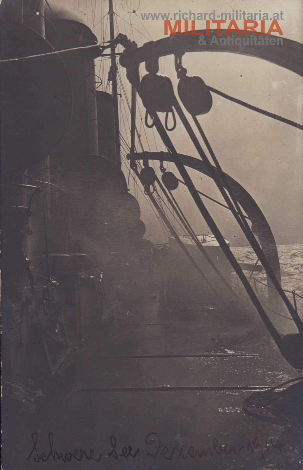 SMS Helgoland - "Schwere See Dezember 1914"