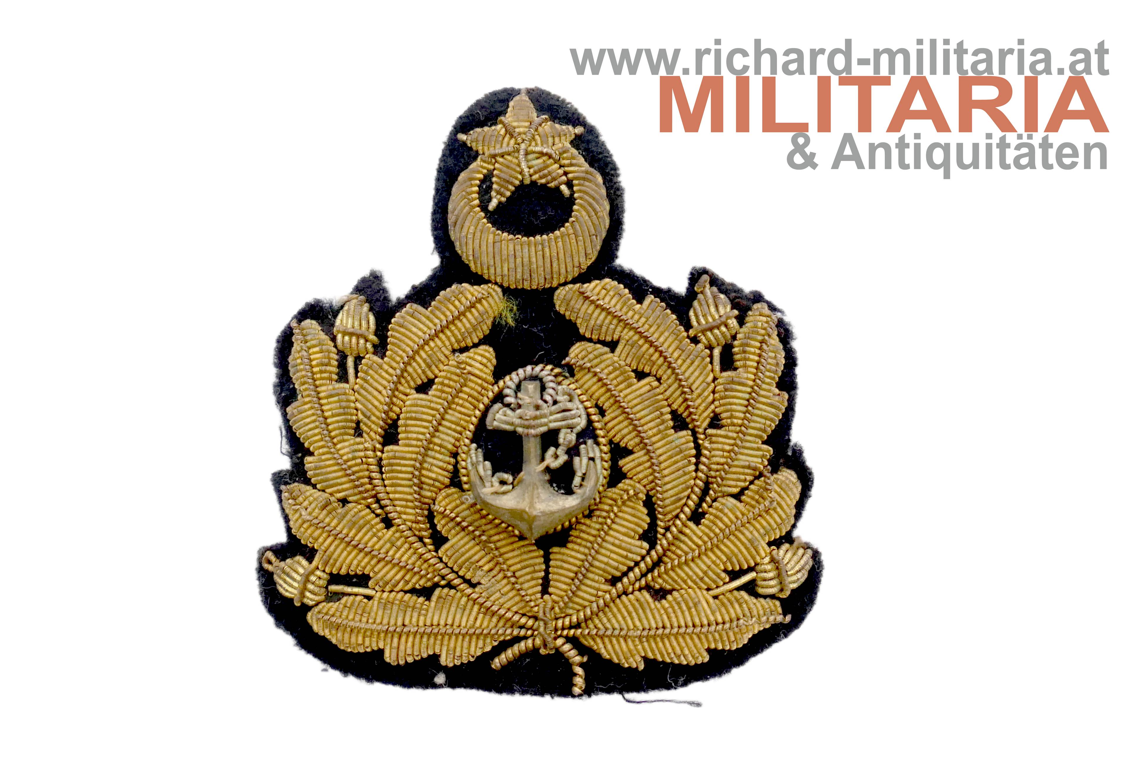 Türkei/Osmanisches Reich - Mützen- oder Kappenkokarde Marine