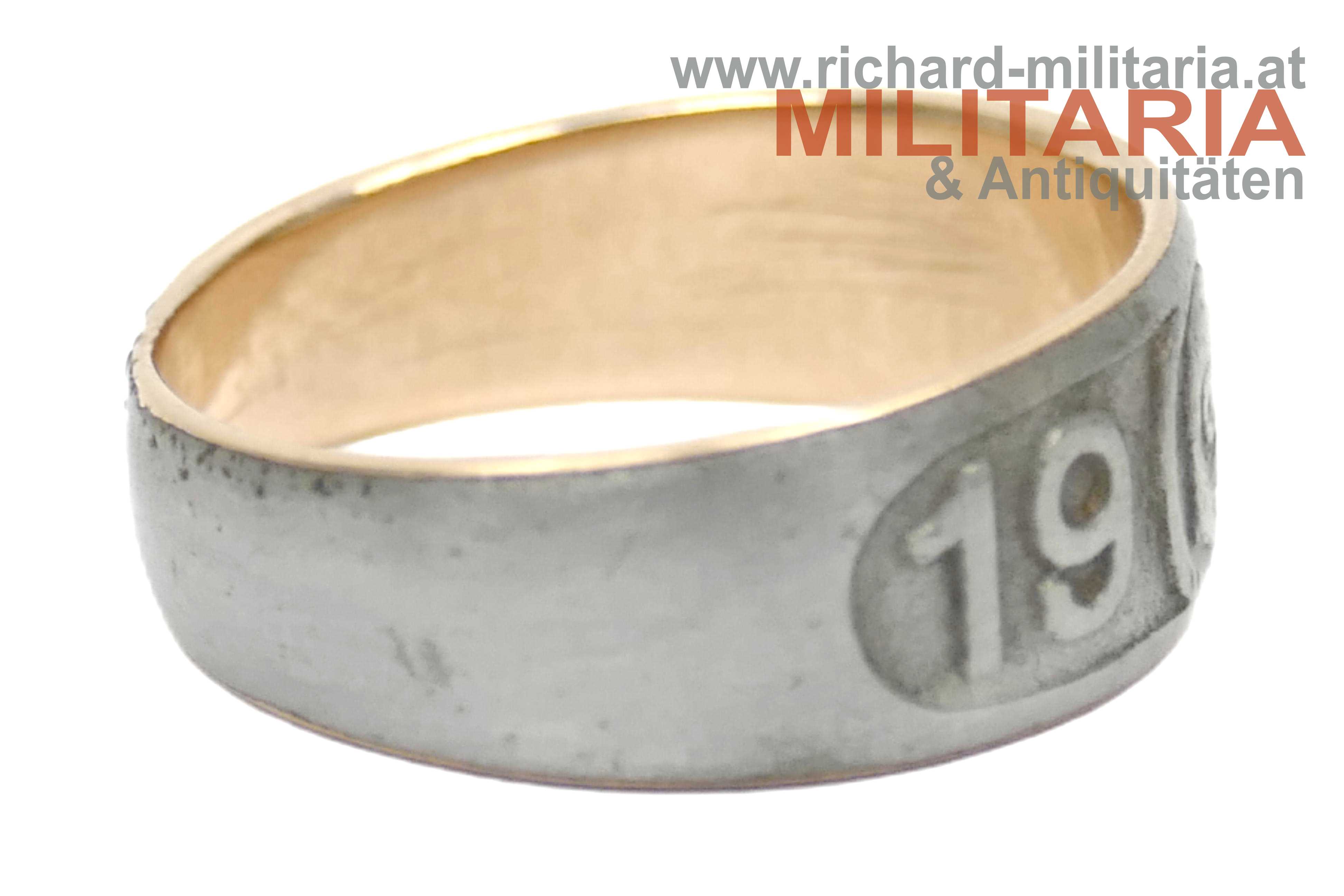 k.u.k. Ring - 1914 GOLD / EISEN 