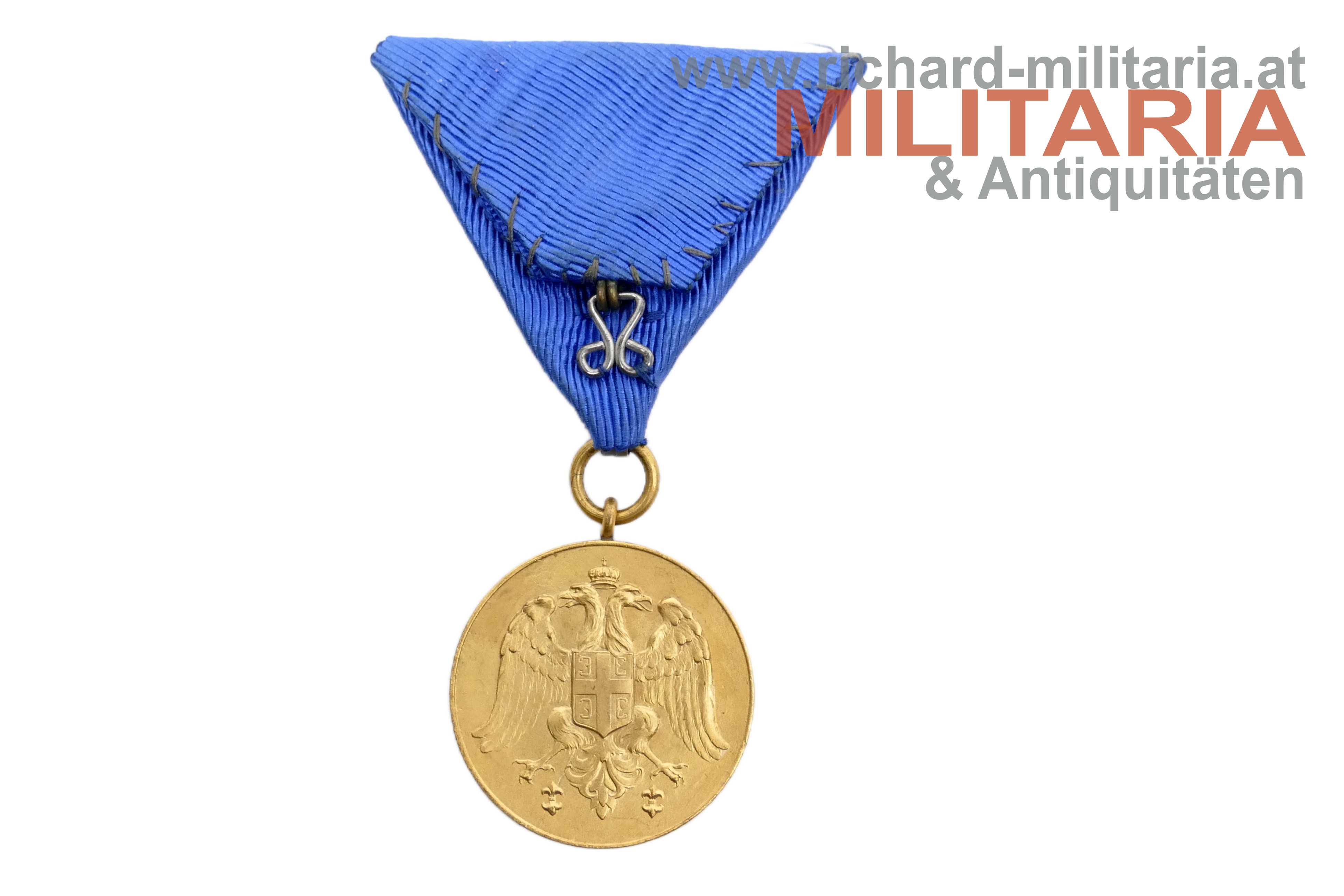 Serbien - Eifermedaille 1913 - Goldstufe