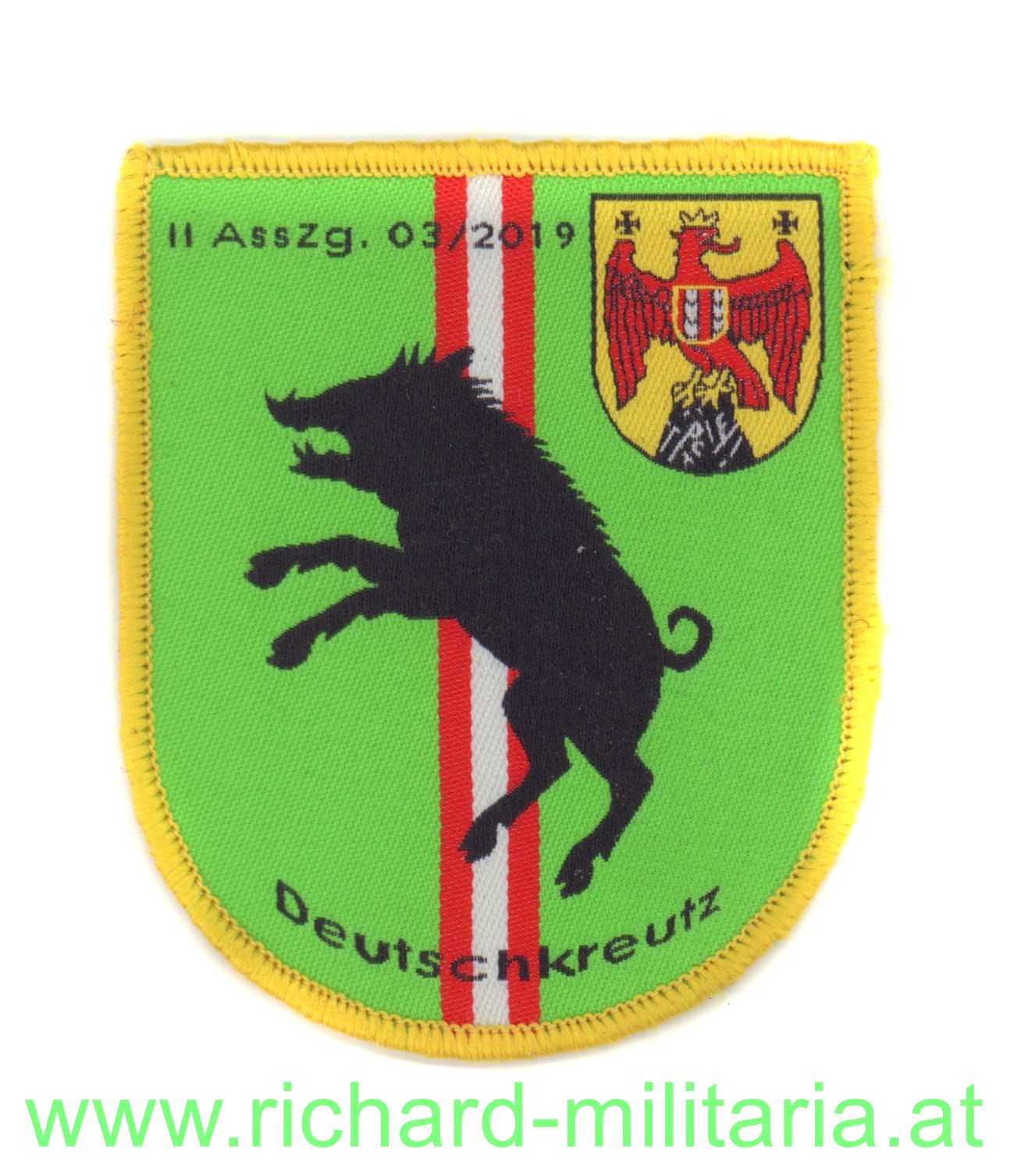 Ärmelabzeichen II AssZg. 03/2019 - Deutschkreutz