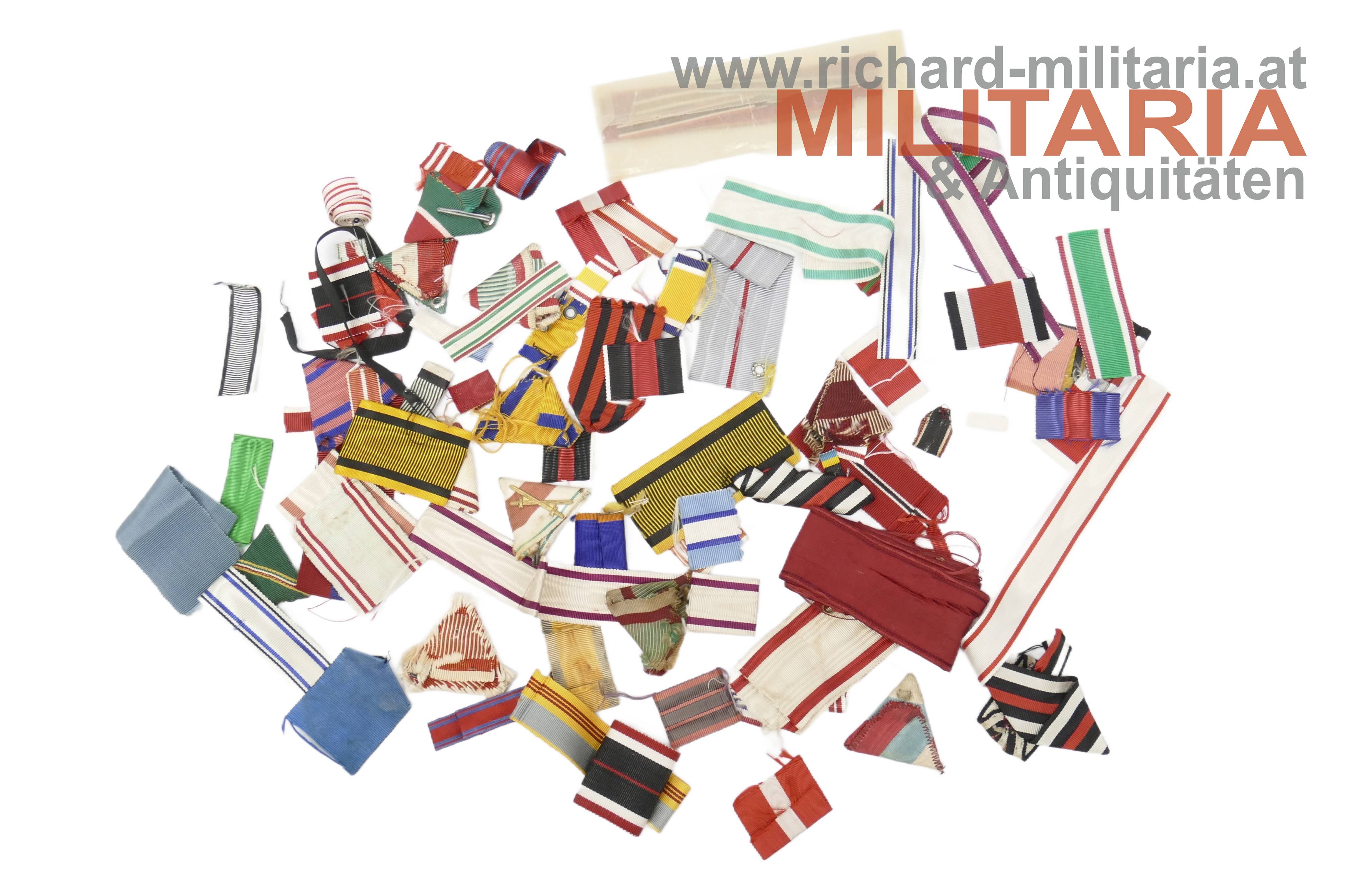 Konvolut Ordens-/Auszeichnungsbänder