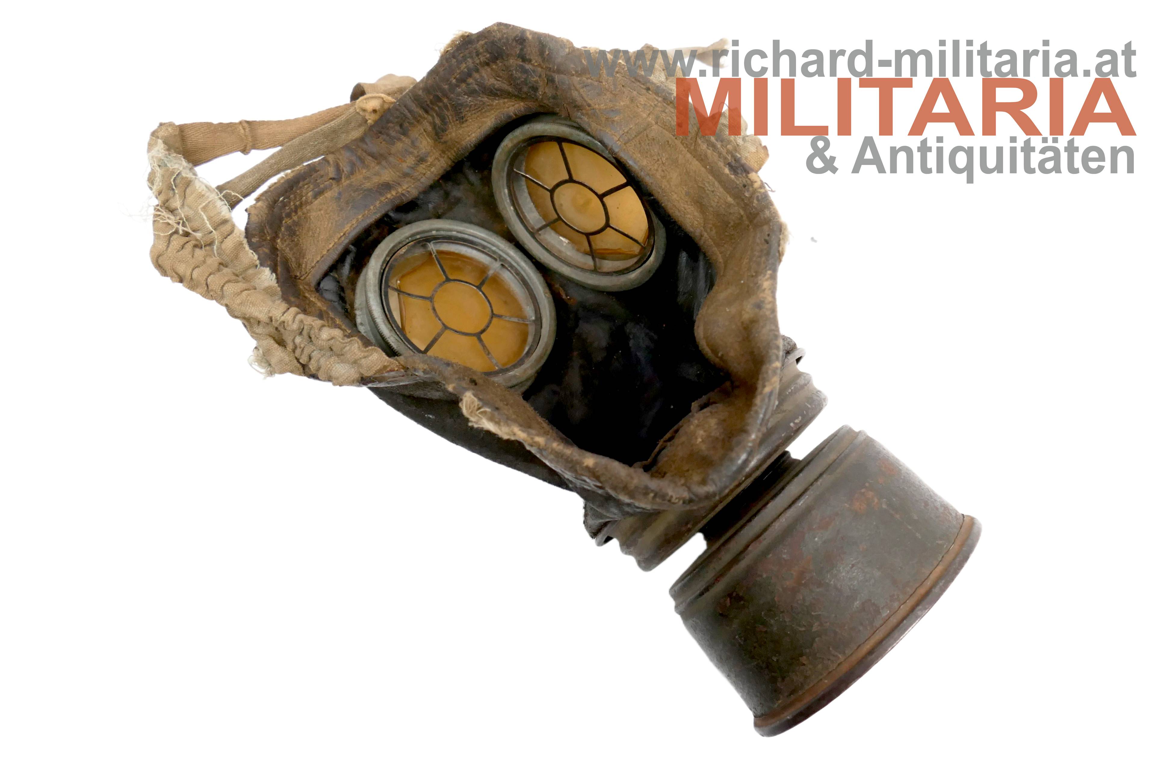Deutsches Kaiserreich - Ledergasmaske M17