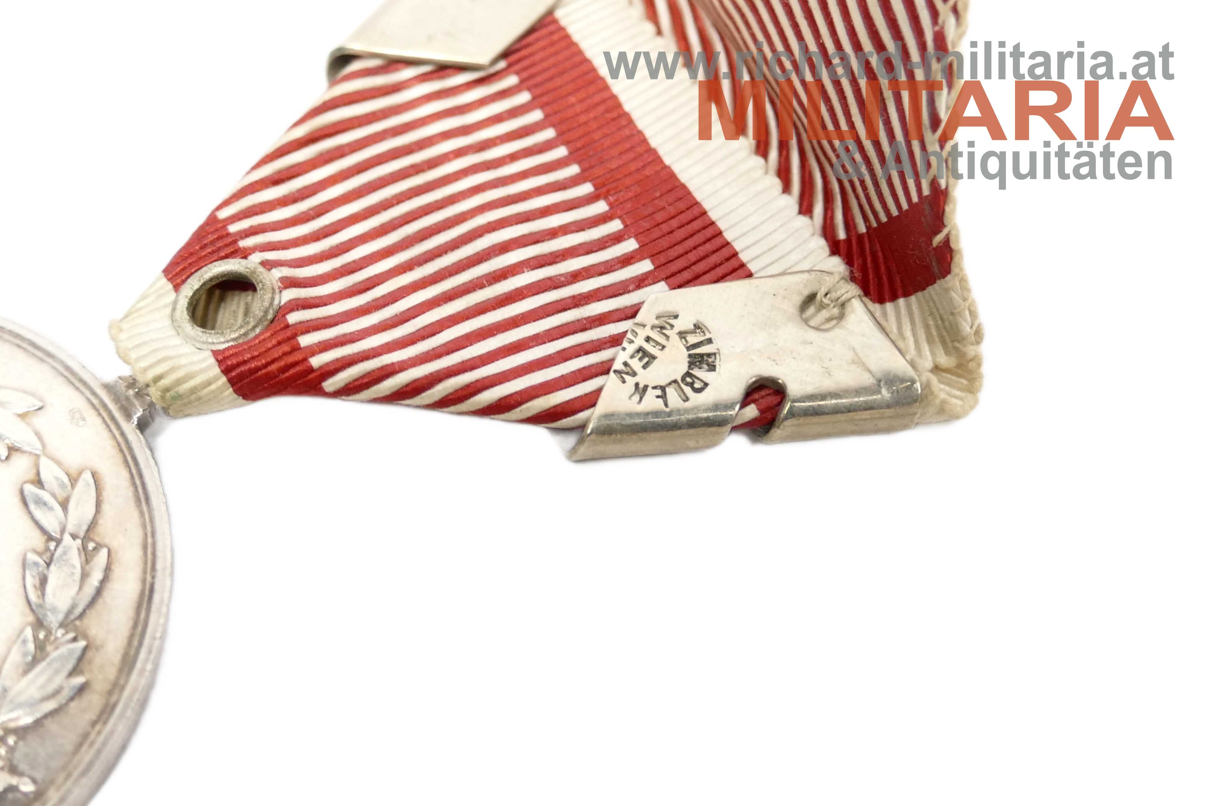 k.u.k.  Silberne Tapferkeitsmedaille I. Klasse "Karl" - 3. Verleihung