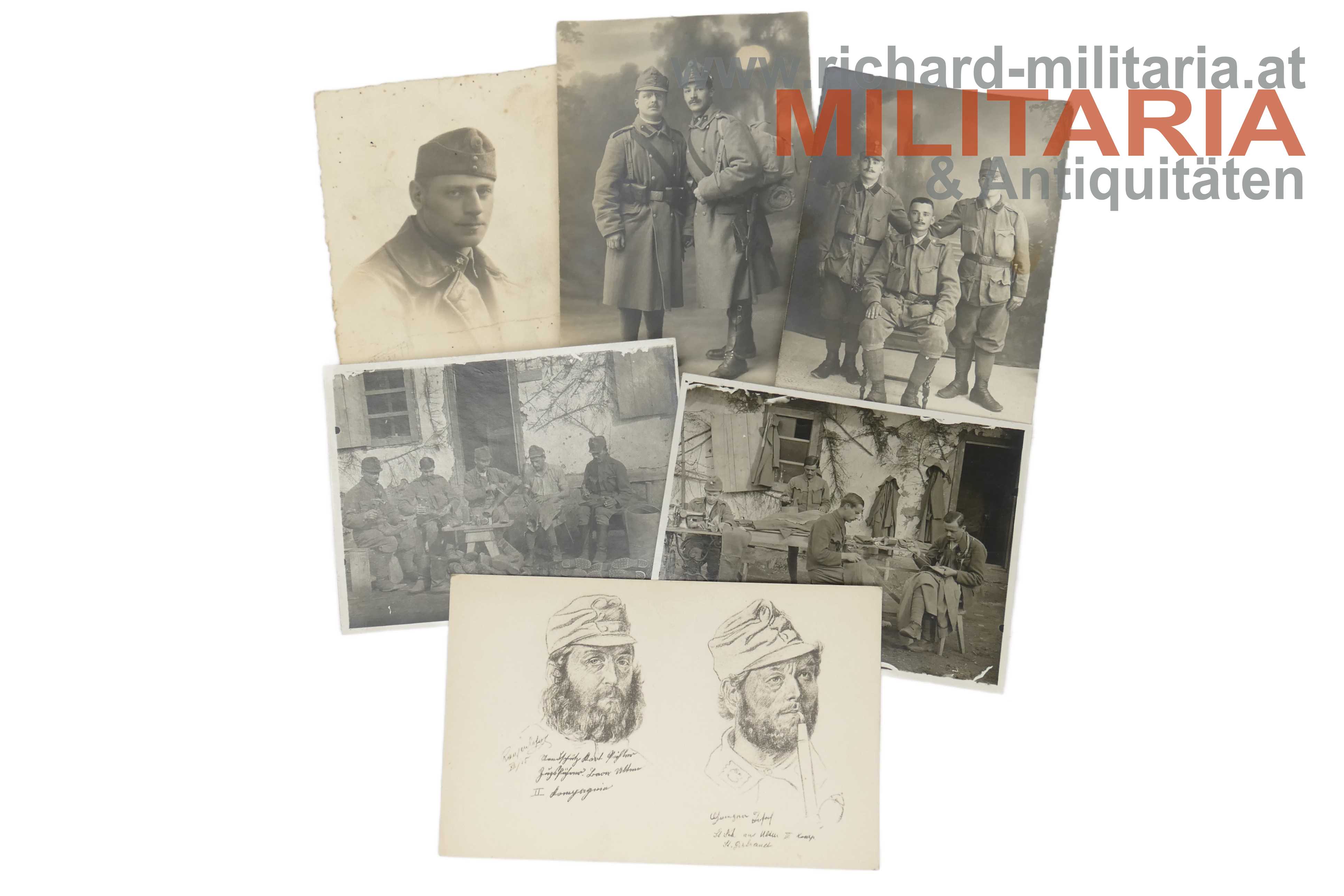 k.u.k. Fotokonvolut - LIR Nr. 23 - bos. herz. IR Nr. 4  - Tiroler Standschützen