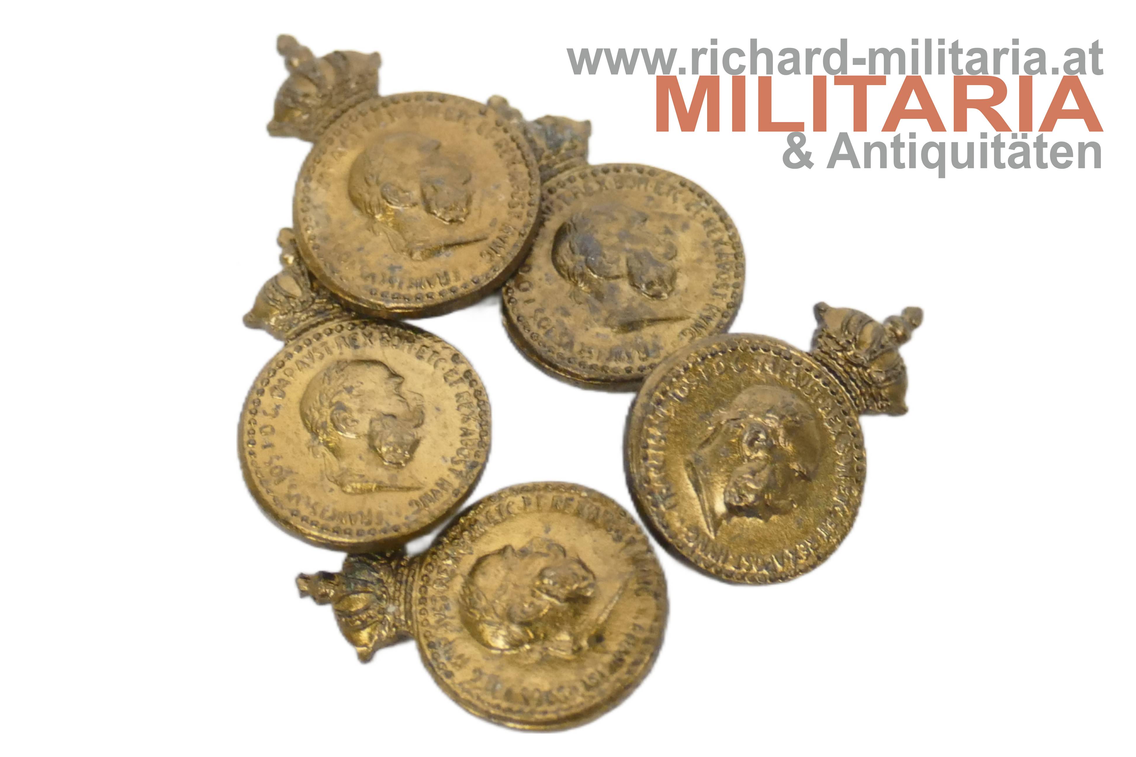 Bronzene Militärverdienstmedaille FJ1 - Auflage für die Feldspange