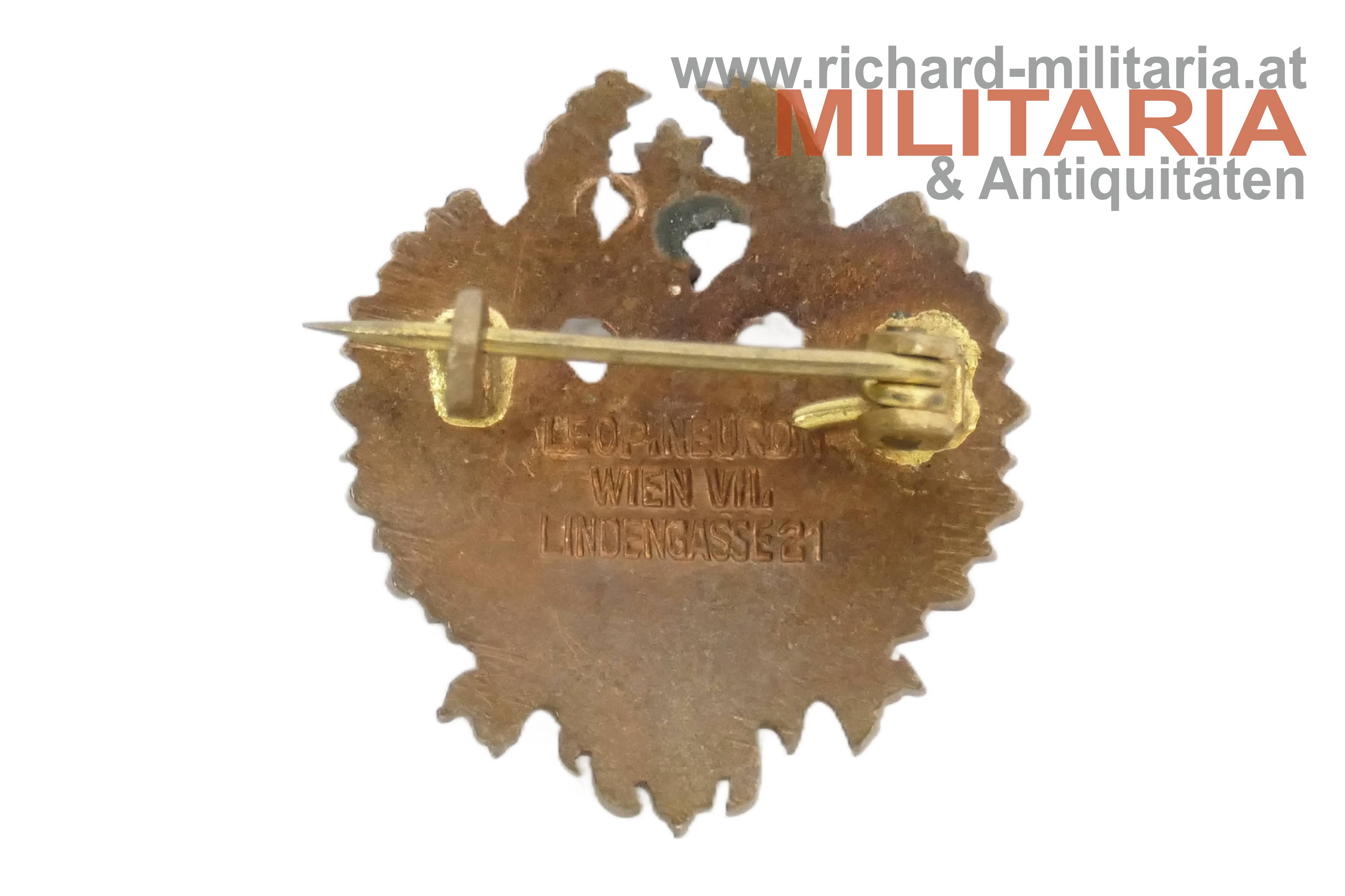 k.u.k. Kappenabzeichen - Standschützenadler