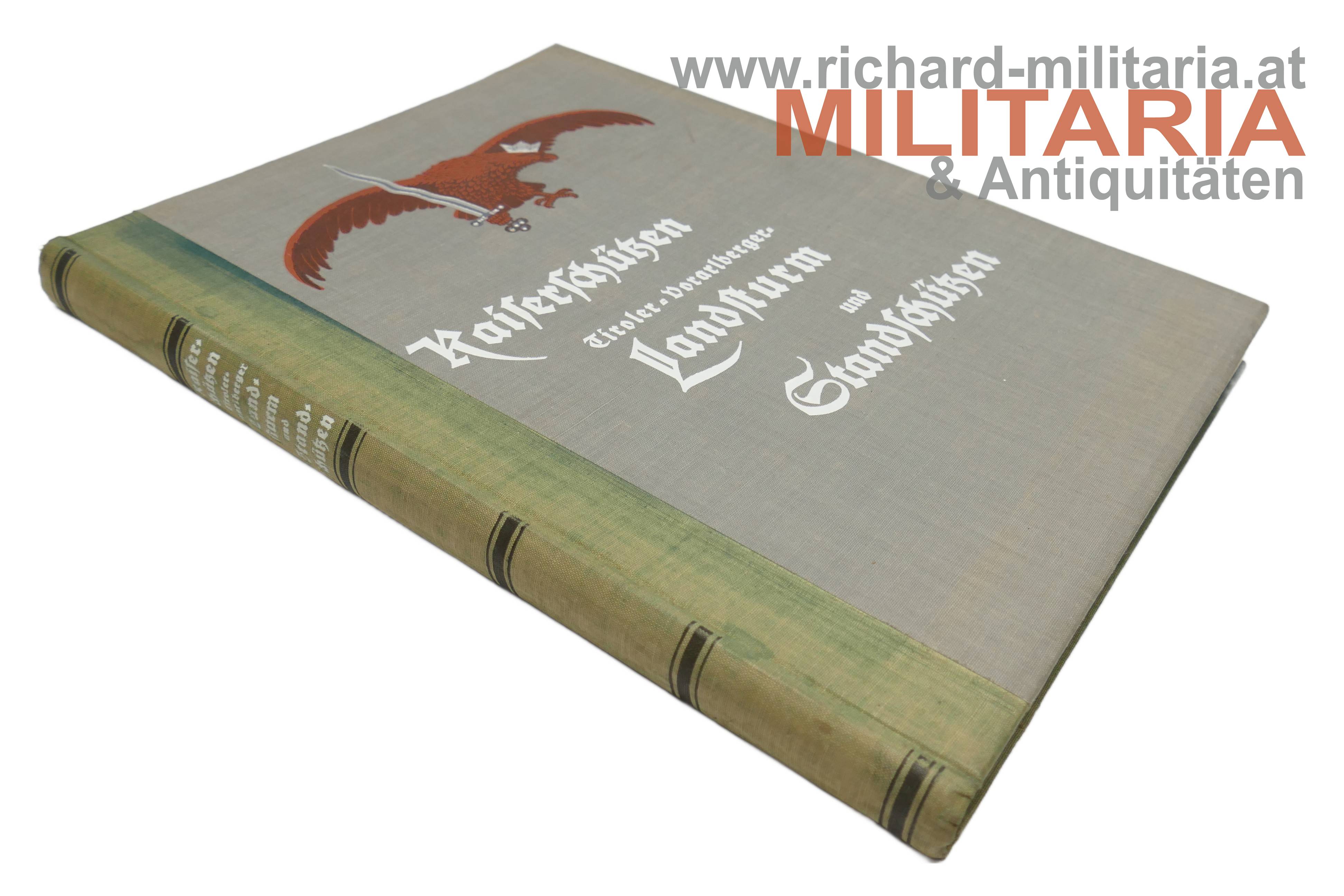 Buch - Kaiserschützen, Tiroler-Vorarlberger-Landsturm und Standschützen