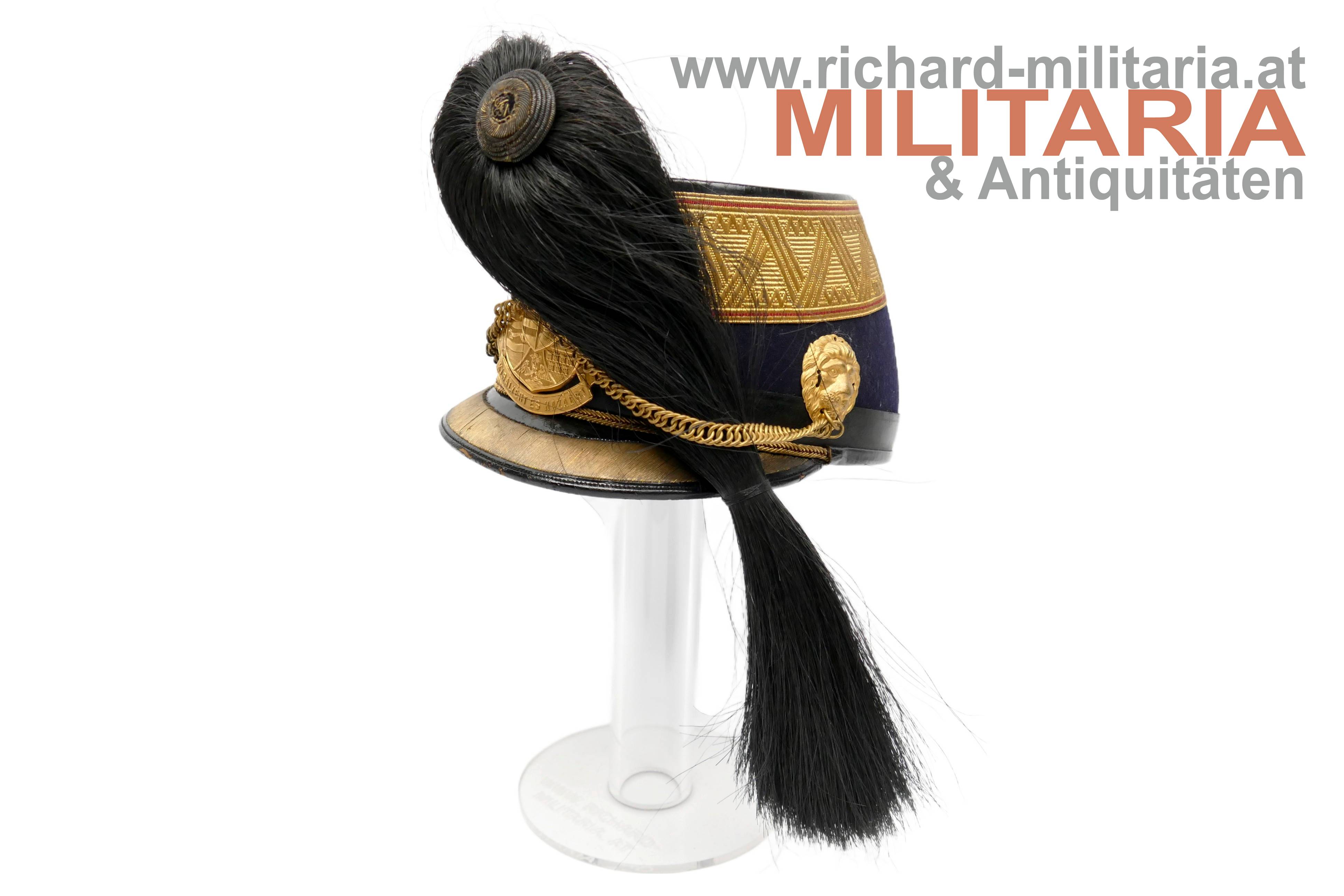 königl.-ungarischer Honvèd-Artillerie-Tschako Subalternoffizier