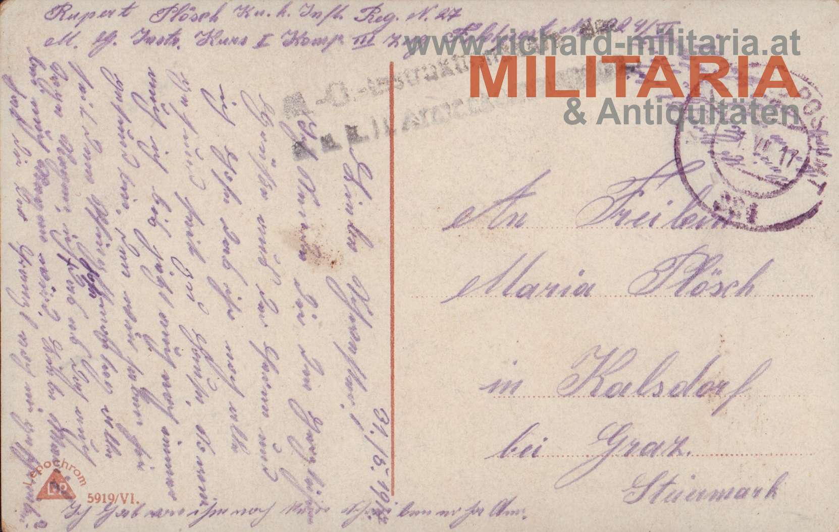 k.u.k. PK - österreichisches Fahnen-Lied