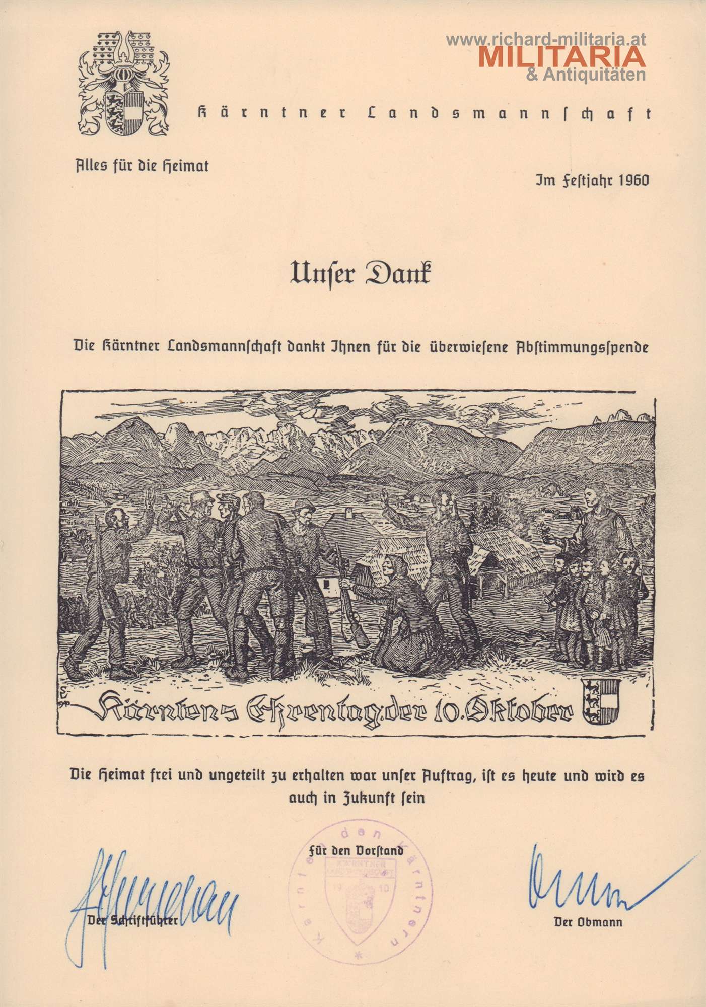 Kärntner Landsmannschaft - 1960