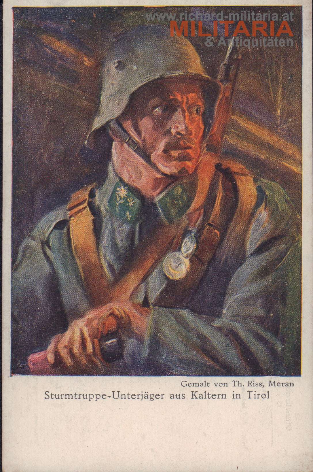 PK Sturmtruppe-Unterjäger aus Kaltern in Tirol (Riss)