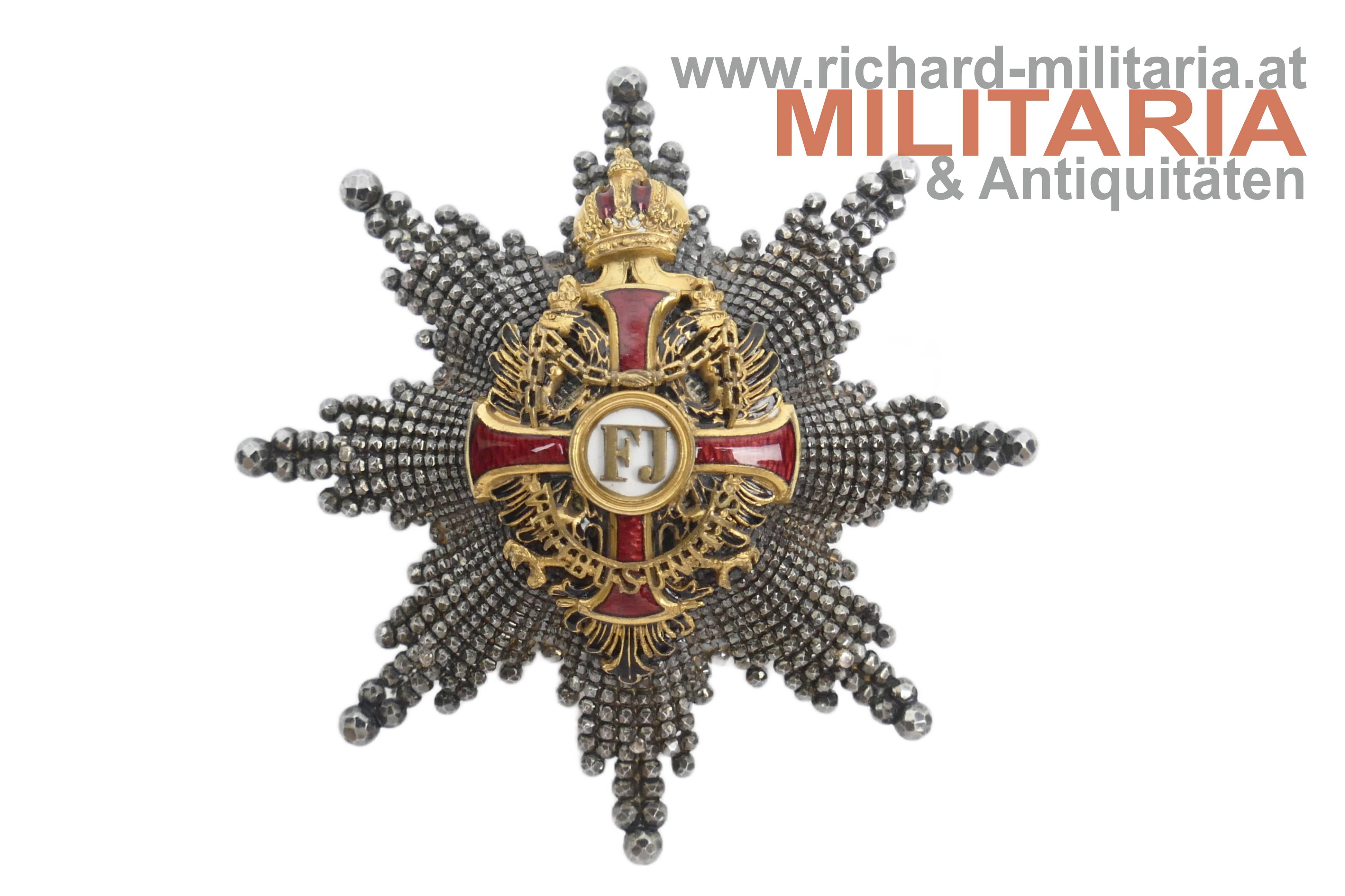 k.u.k. Franz Joseph-Orden - Stern zum Komtur