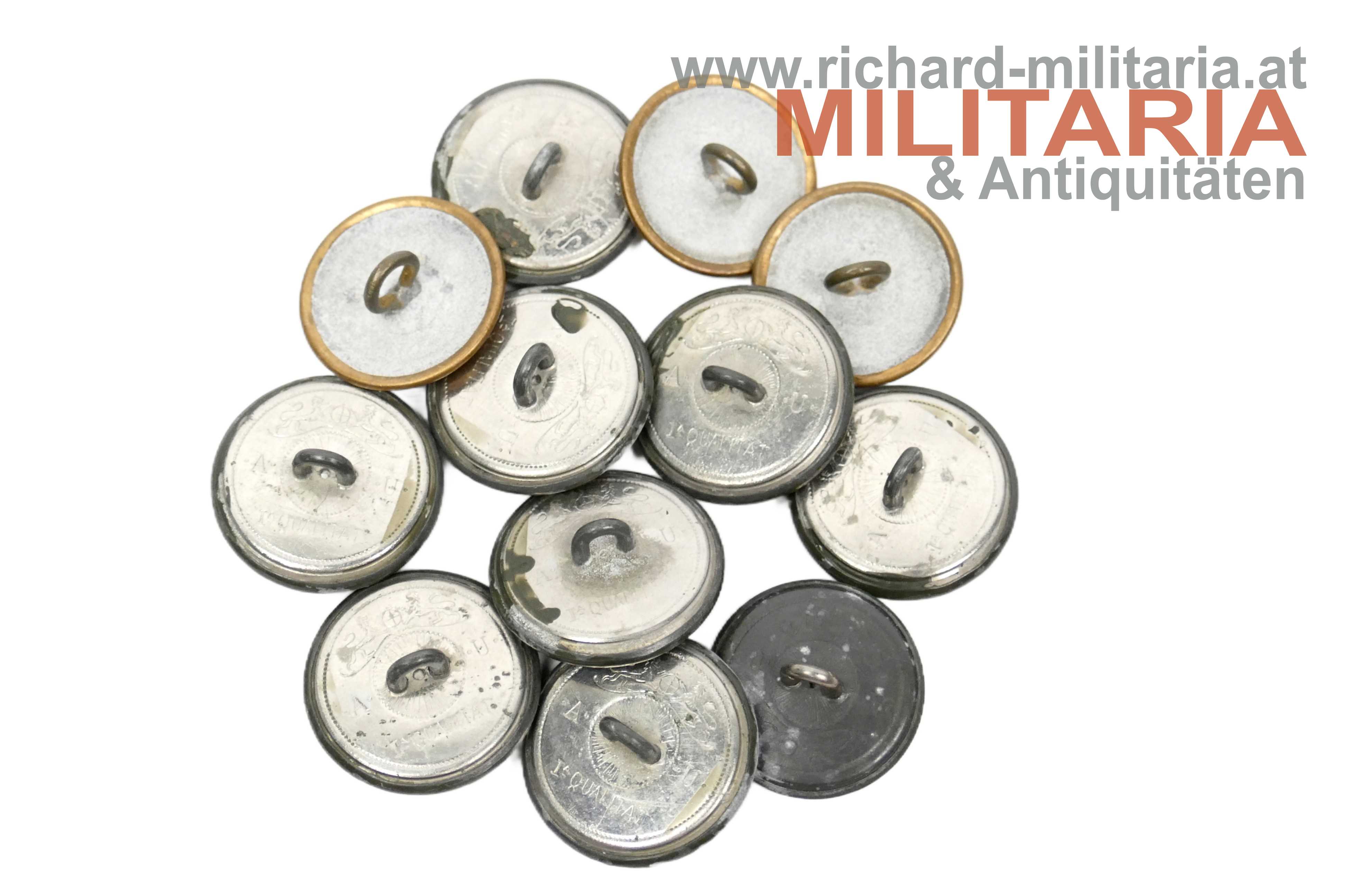 k.u.k. Konvolut Artillerie Knöpfe - tlw. FELDGRAU