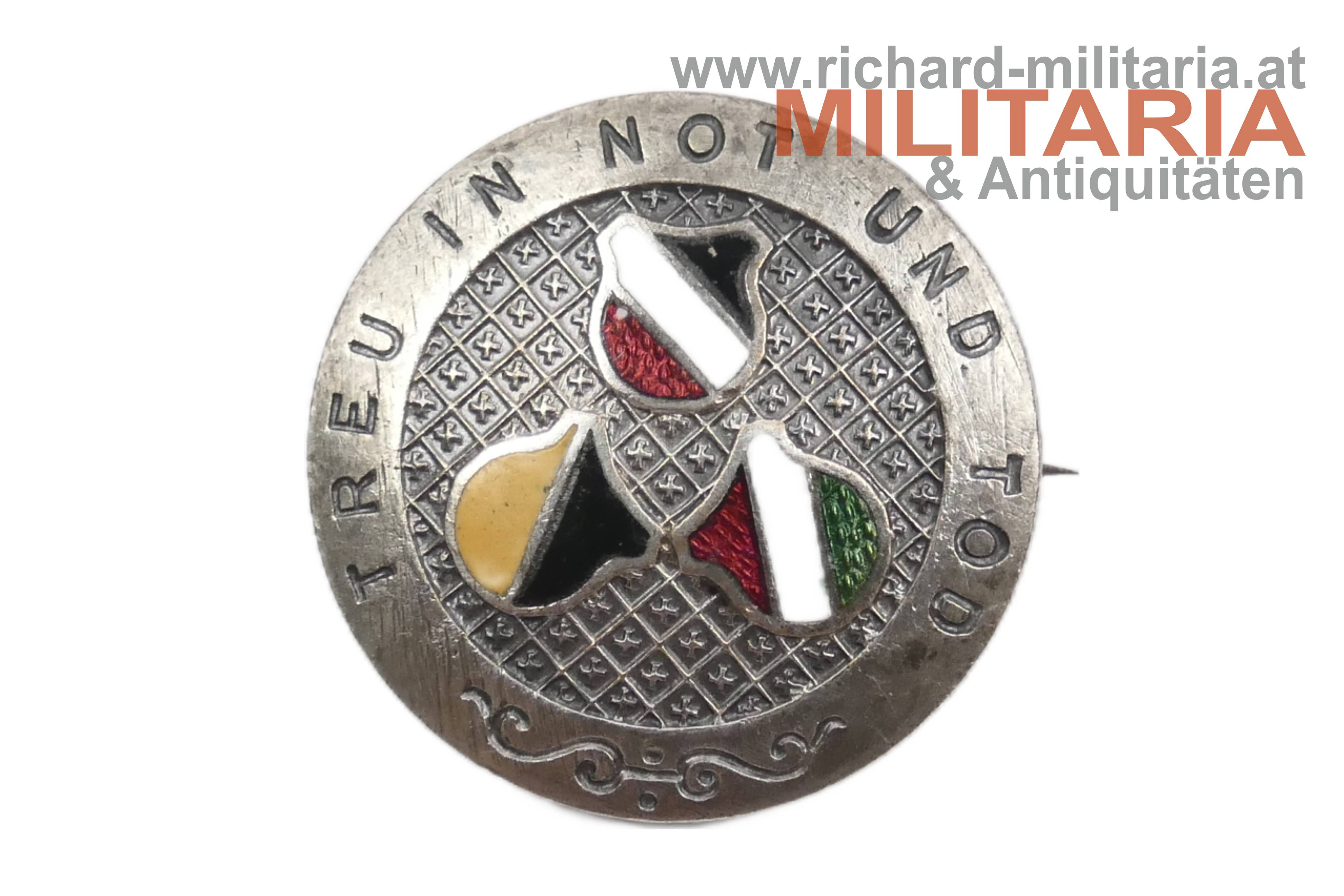 k.u.k. patriotisches Abzeichen - Treu in Not und Tod - Deutschland/Österreich/Ungarn