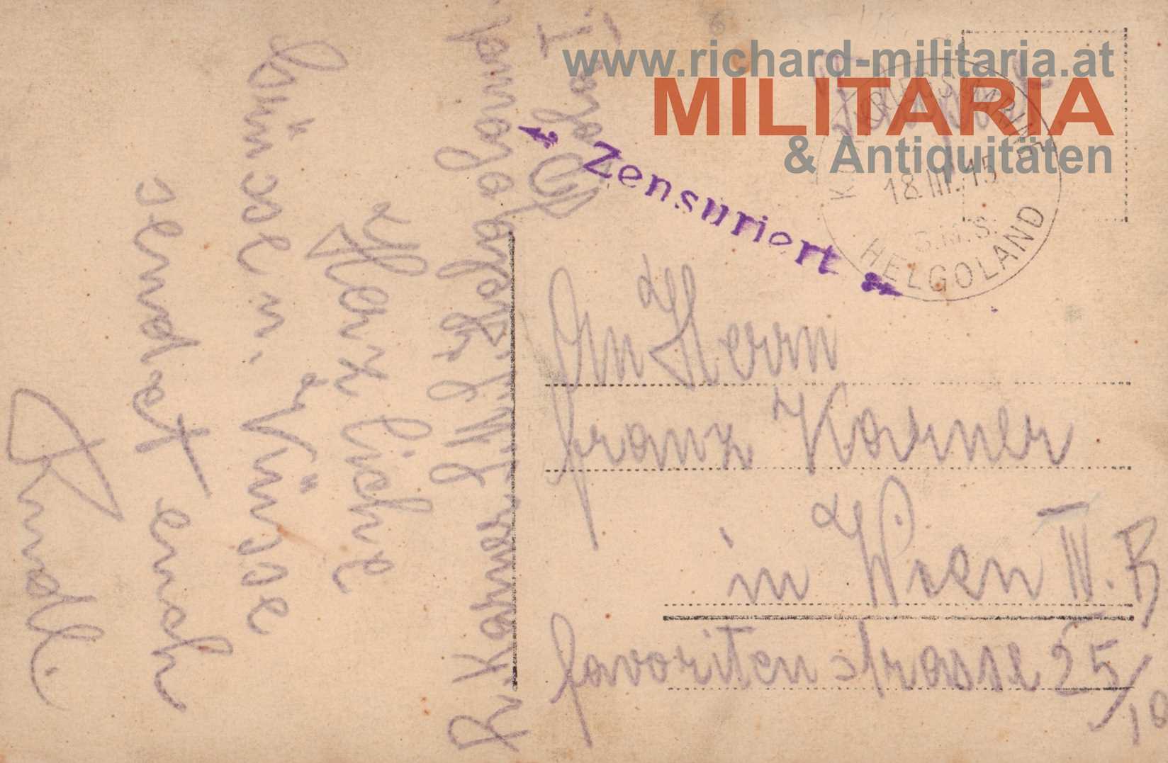 3 k.u.k. Matrosen auf der SMS Helgoland