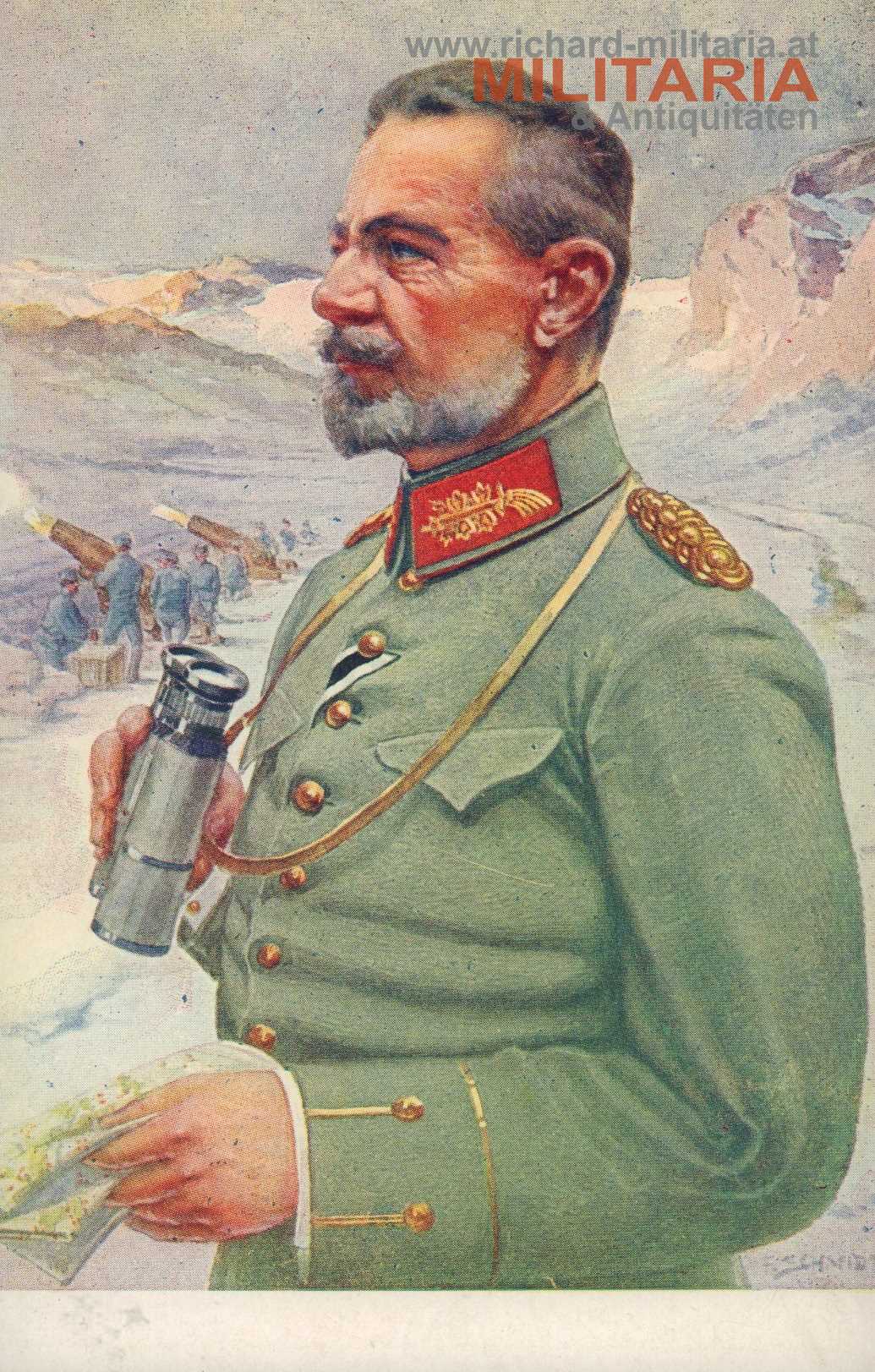 österreichische PK - v. Gallwitz, General der Atillerie / Kriegshilfsbüro Nr. 506