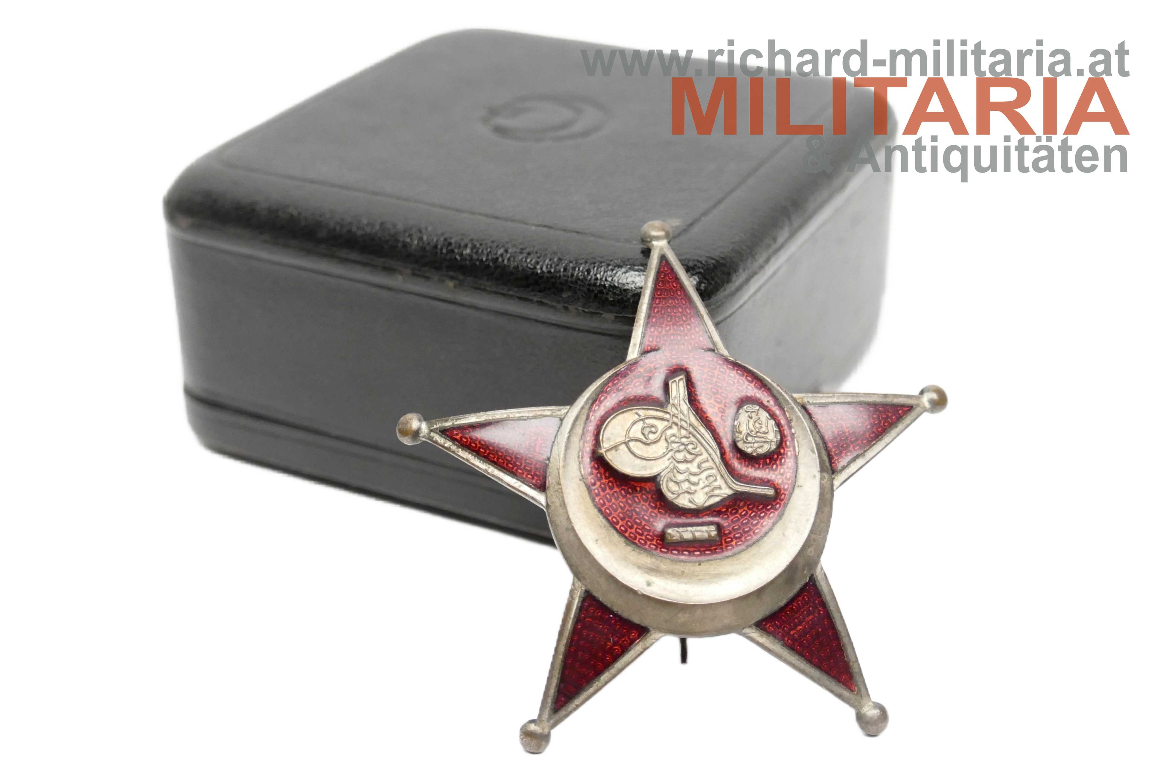 Eiserner Halbmond - "Stern von Gallipoli" mit Etui - TÜRKISCHE FERTIGUNG