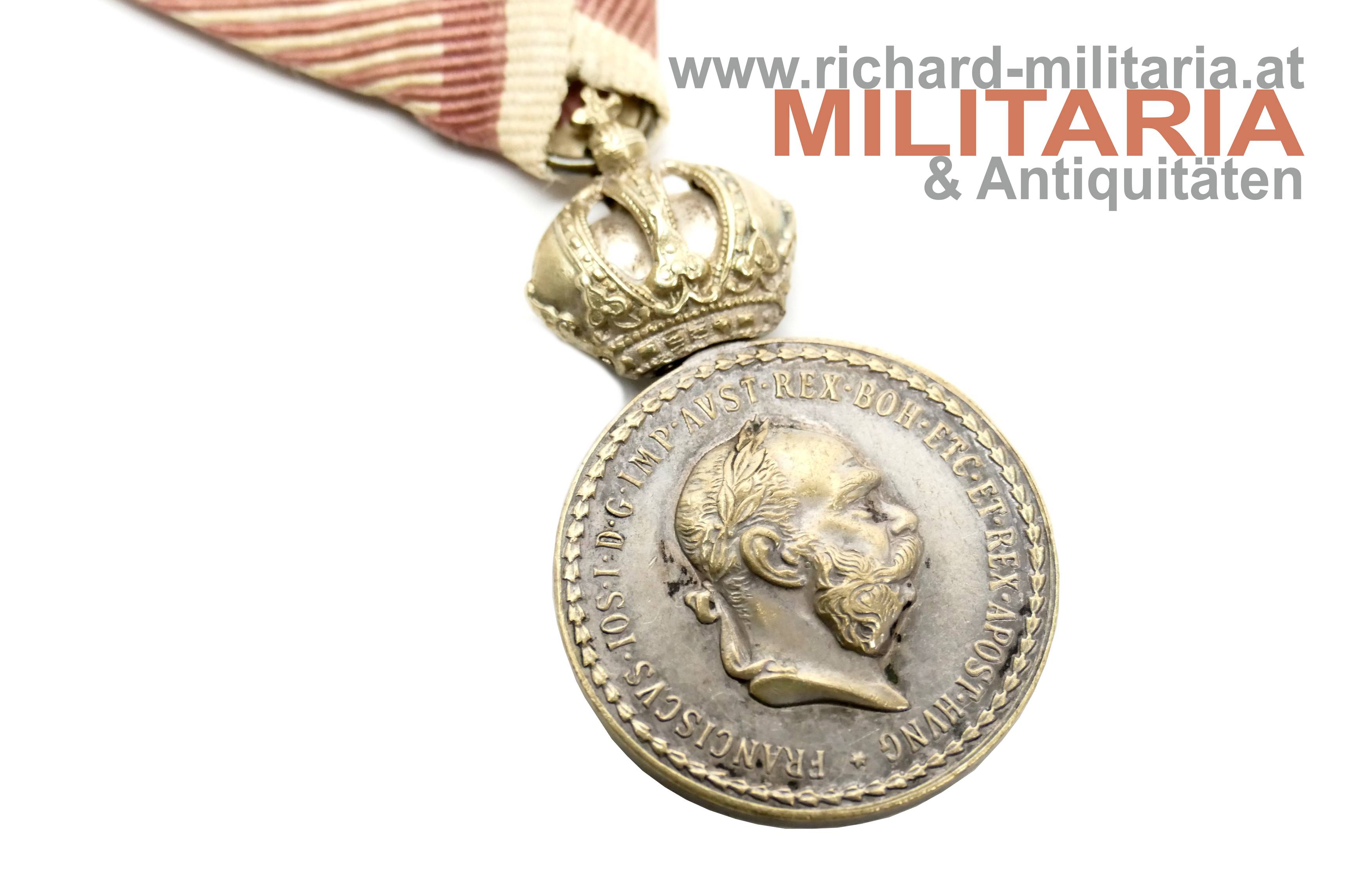 k.u.k. Silbernes Signum Laudis - Kaiser Franz Josef