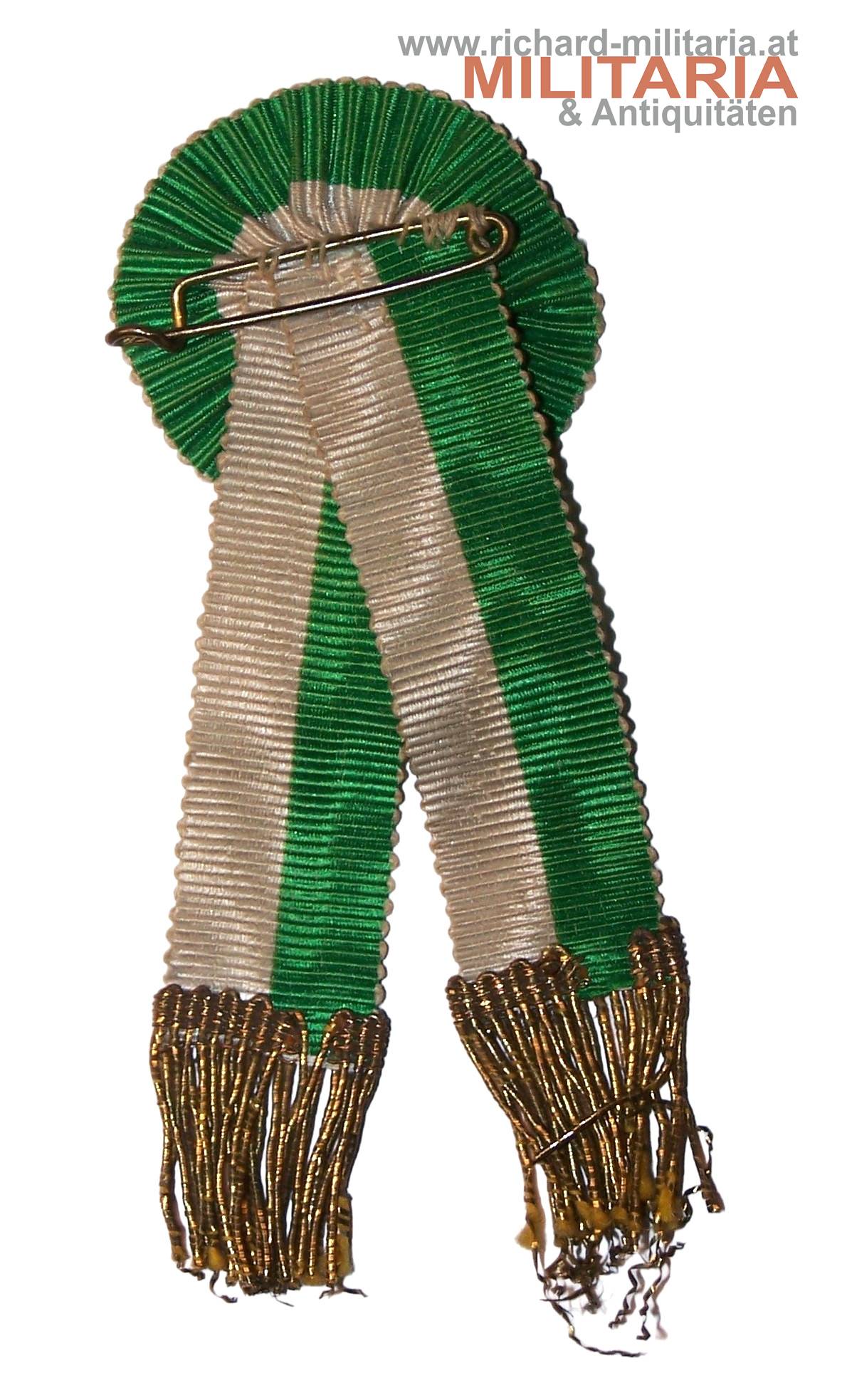 k.u.k. patriotisches Abzeichen mit Band - Den Kriegern Steiermarks 1914-1915