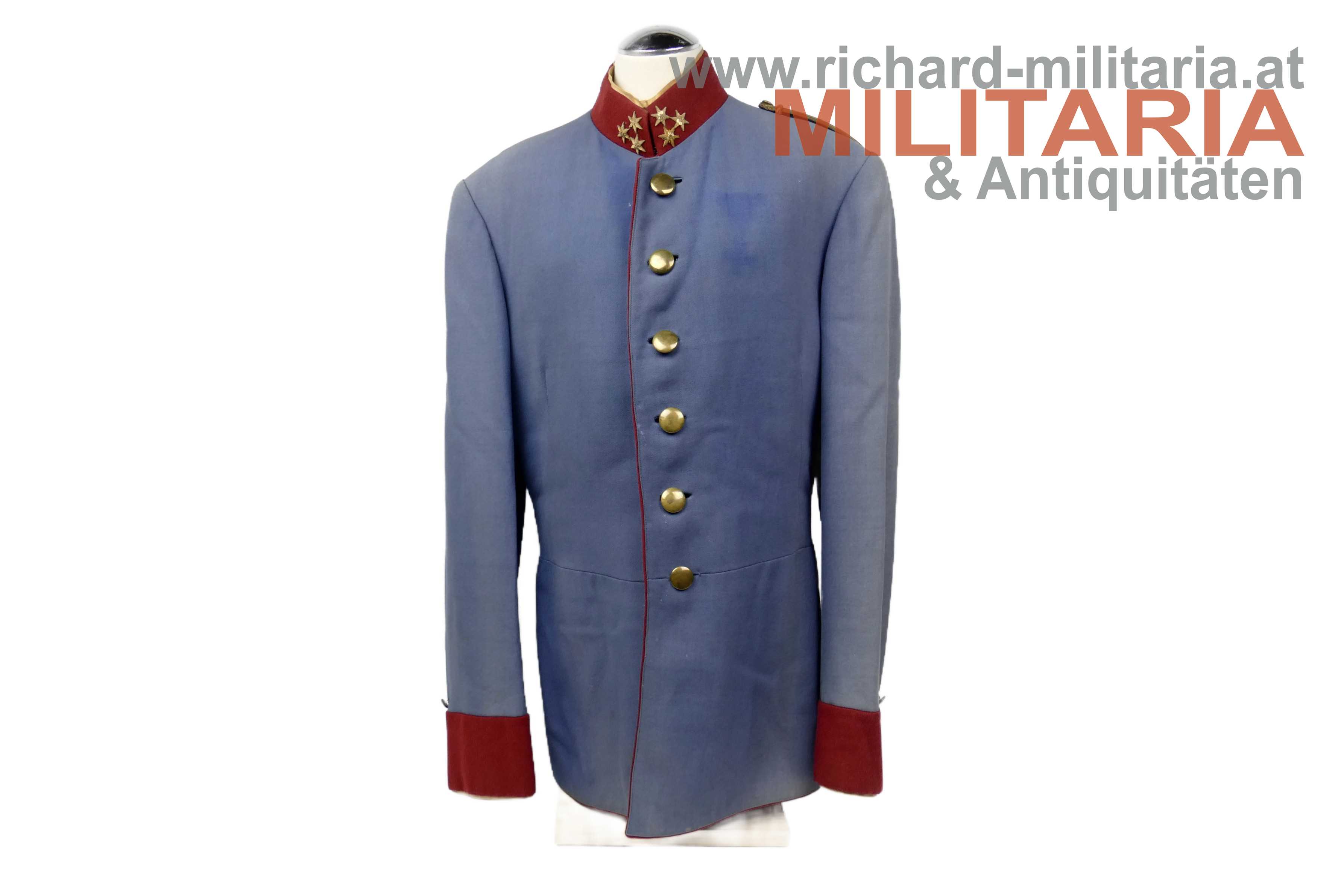 k.u.k. Dragoner-Uniformrock - Rittmeister - Dragoner-Reg. Nr. 14