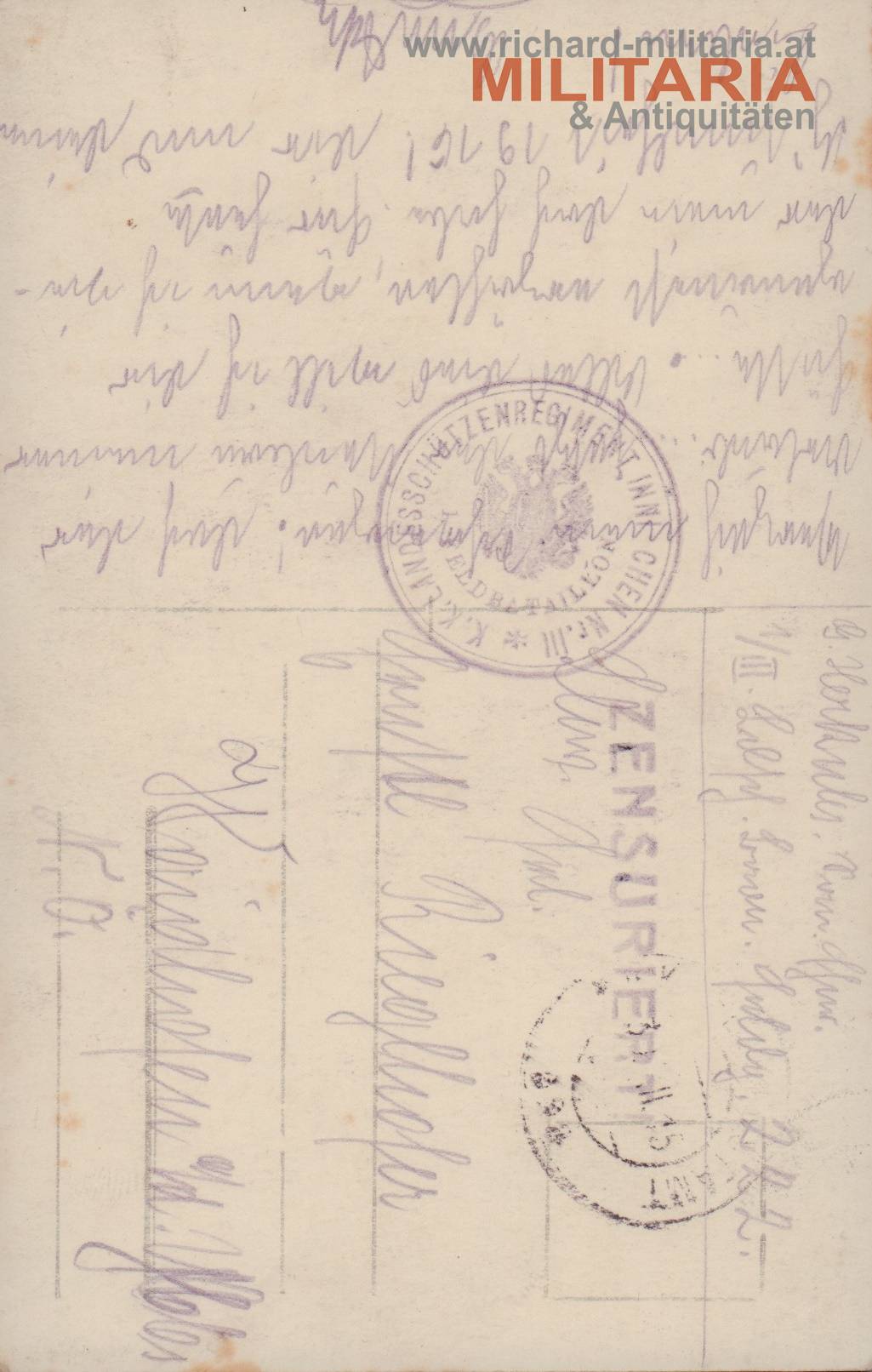 k.k. Unteroffiziere des Landesschützen Reg. Innichen Nr. III