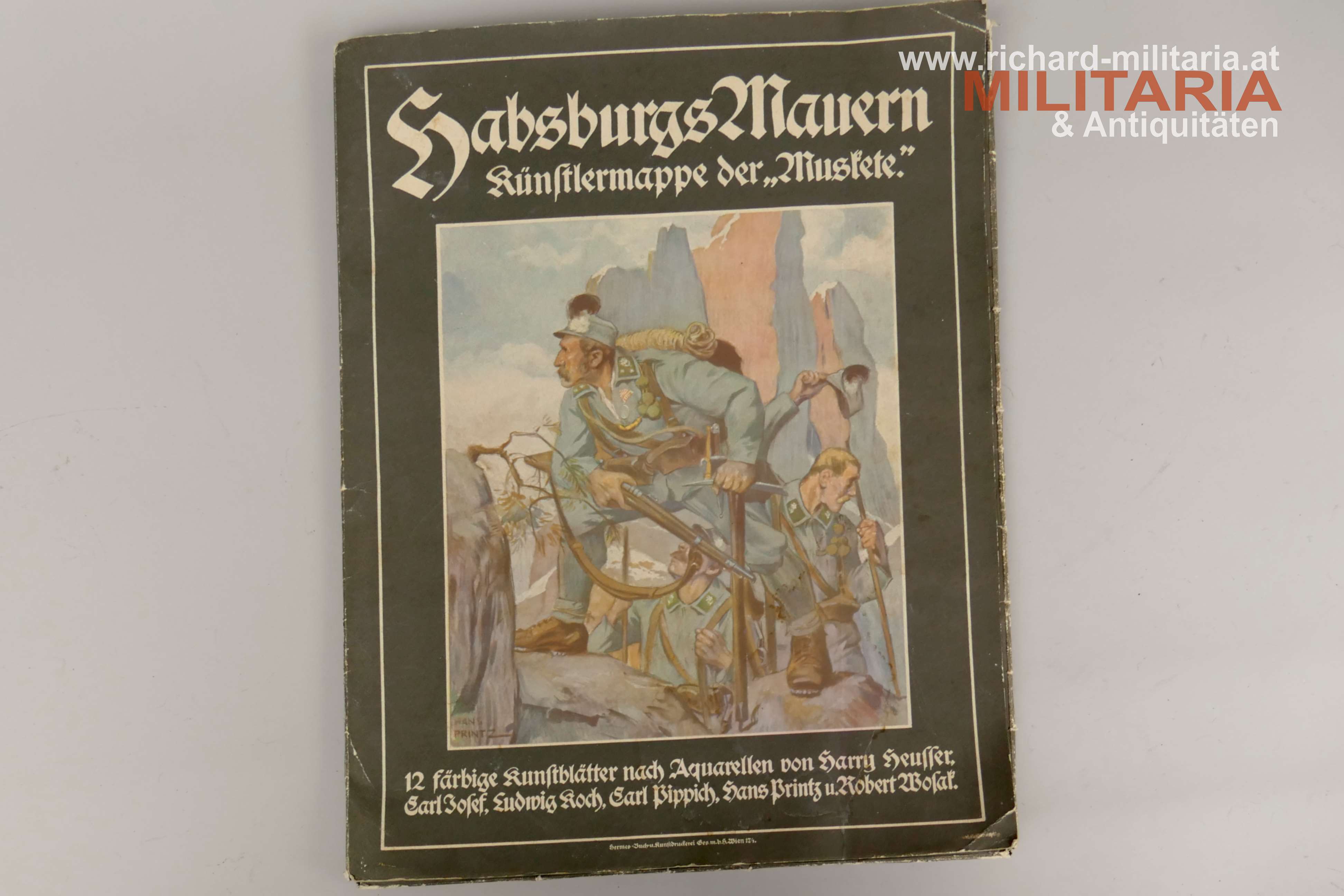 Künstlermappe der "Muskete" - Habsburgs Mauern