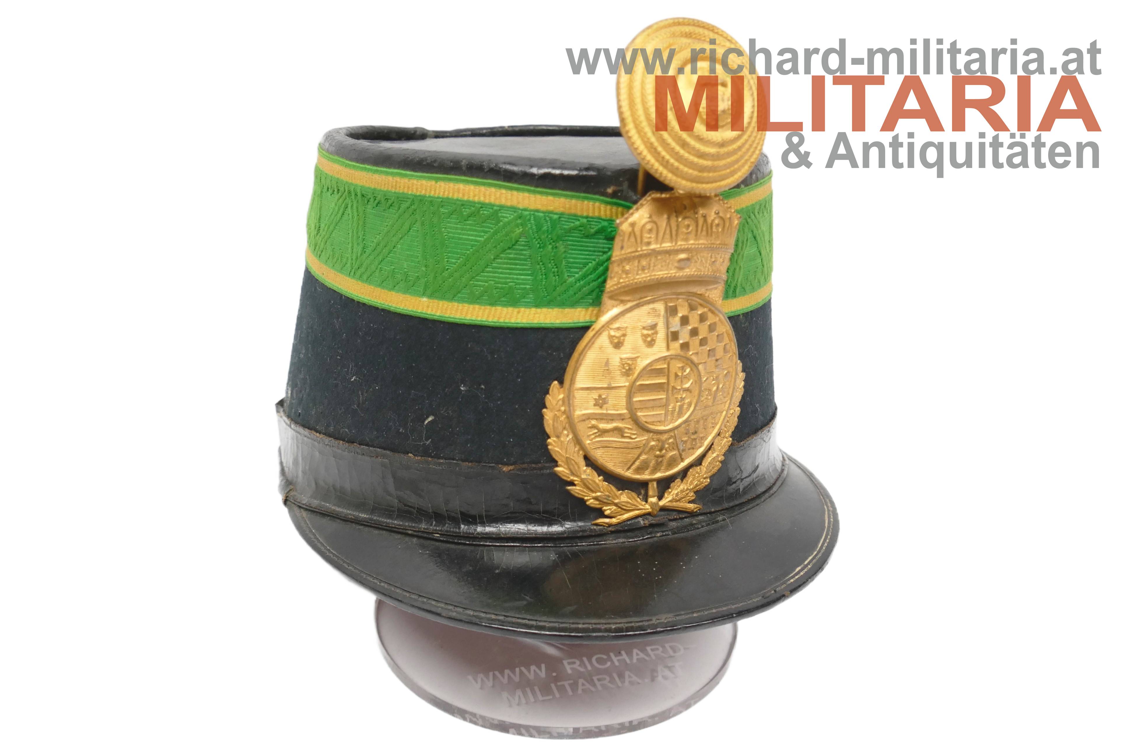 könig.-ungarische Finanzwache-Tschako - Oberaufseher