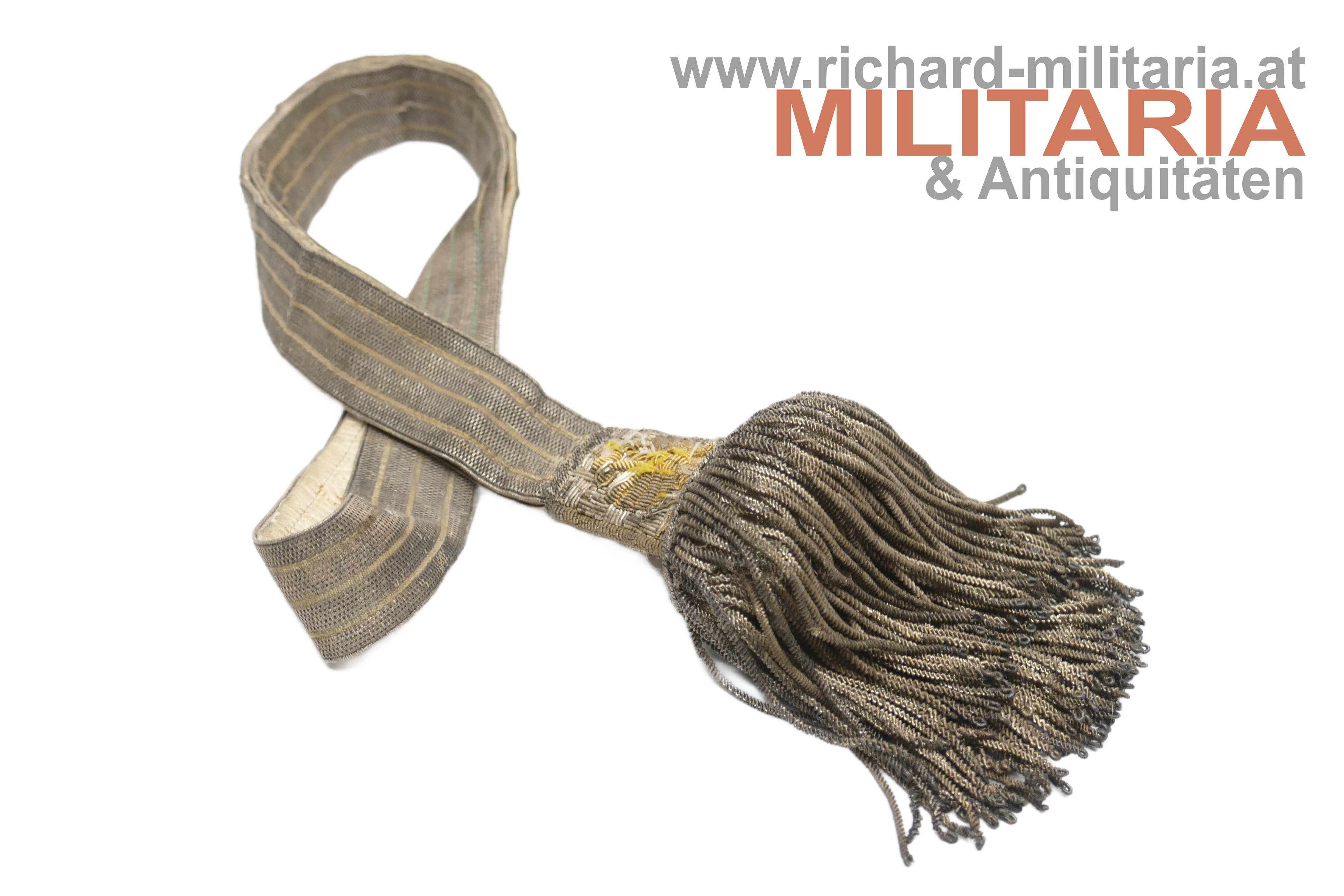 k.u.k. Portepee für Militär-Beamte im Offiziersrang 