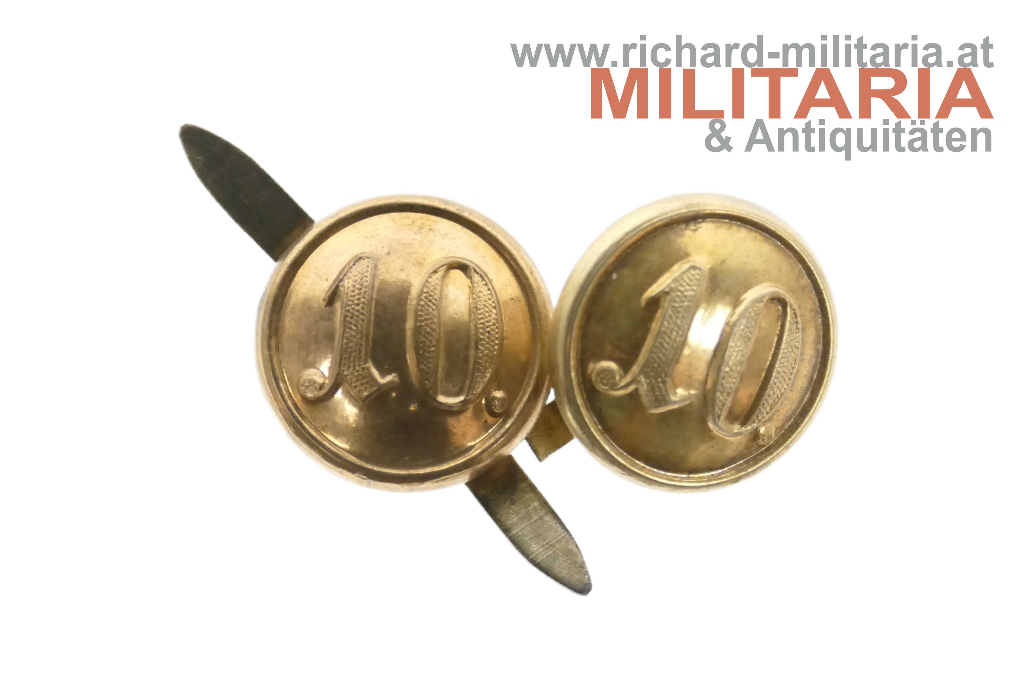 k.u.k. Kappenknöpfe IR 10