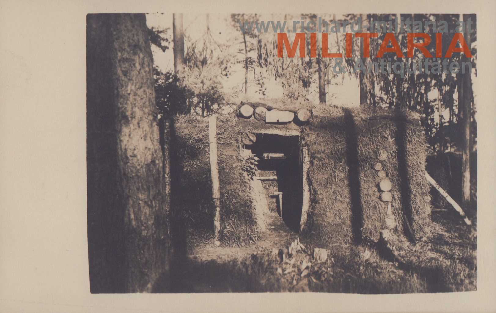 k.u.k IR 84 Foto - "Nebel-Pelé-Posten beim IR 84 II. Stab" - 1917