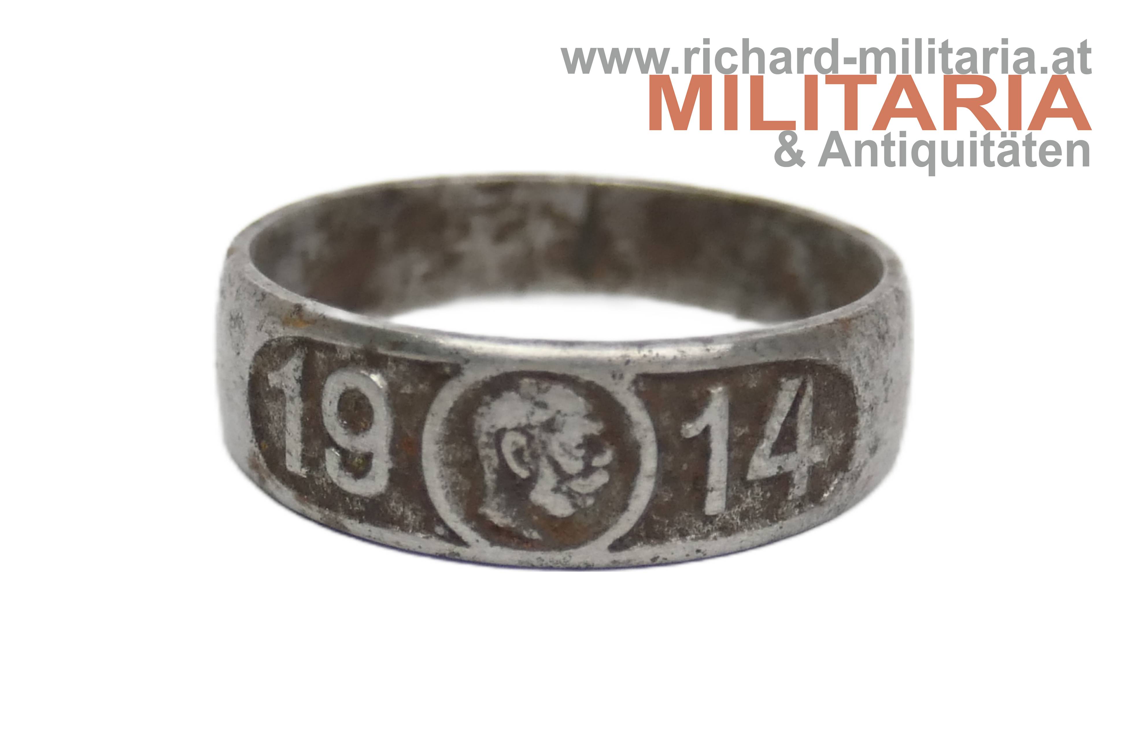 k.u.k. patriotischer Ring - Kaiser Franz Joseph - 1914