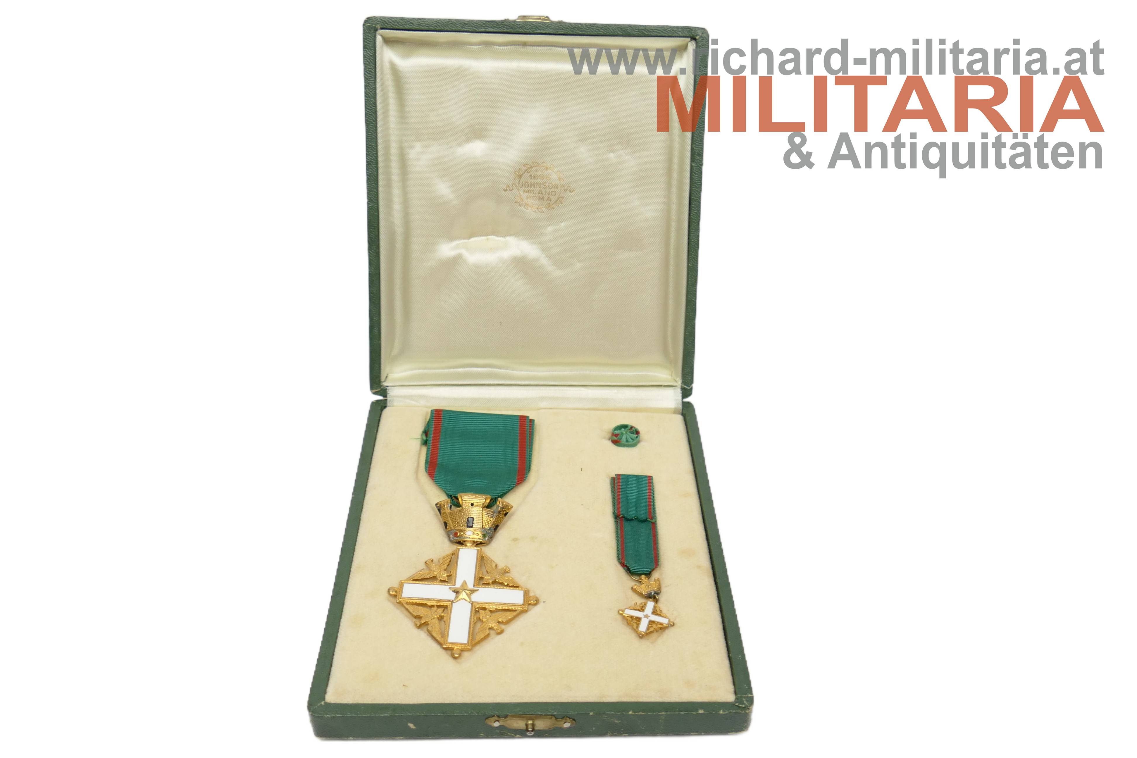 Verdienstorden der Republik Italien - Ritterkreuz im Etui
