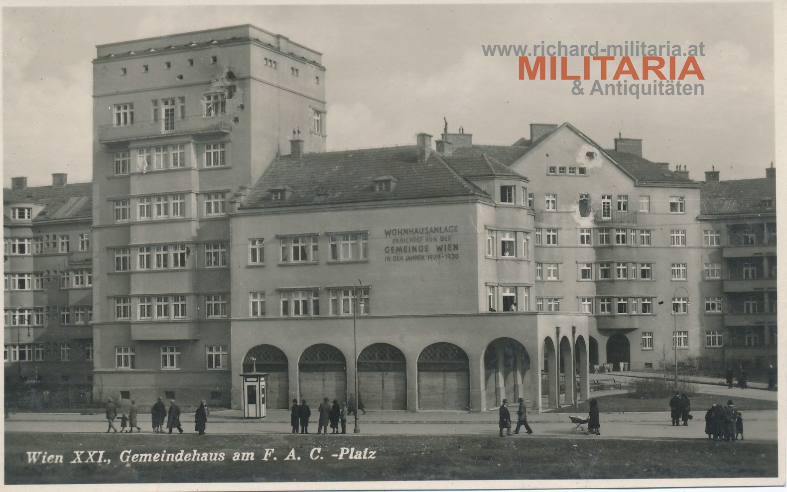 Februar 1934 - Gemeindehaus am F. A. C.- Platz