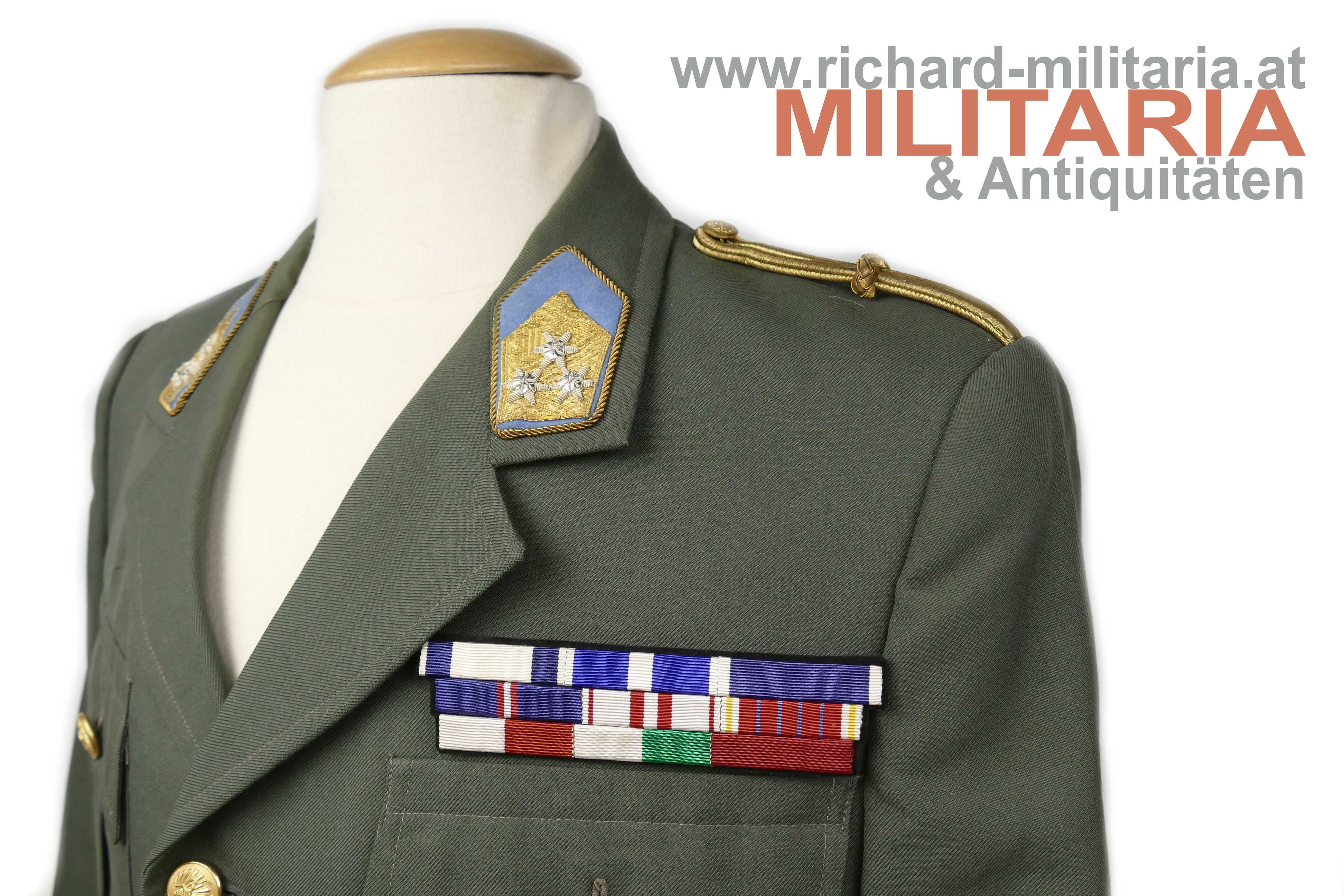 ÖBH Oberst des Wirtschaftsdienstes (Rock mit Feldspange, Kappe, Hose, Winter- und Regenmantel)