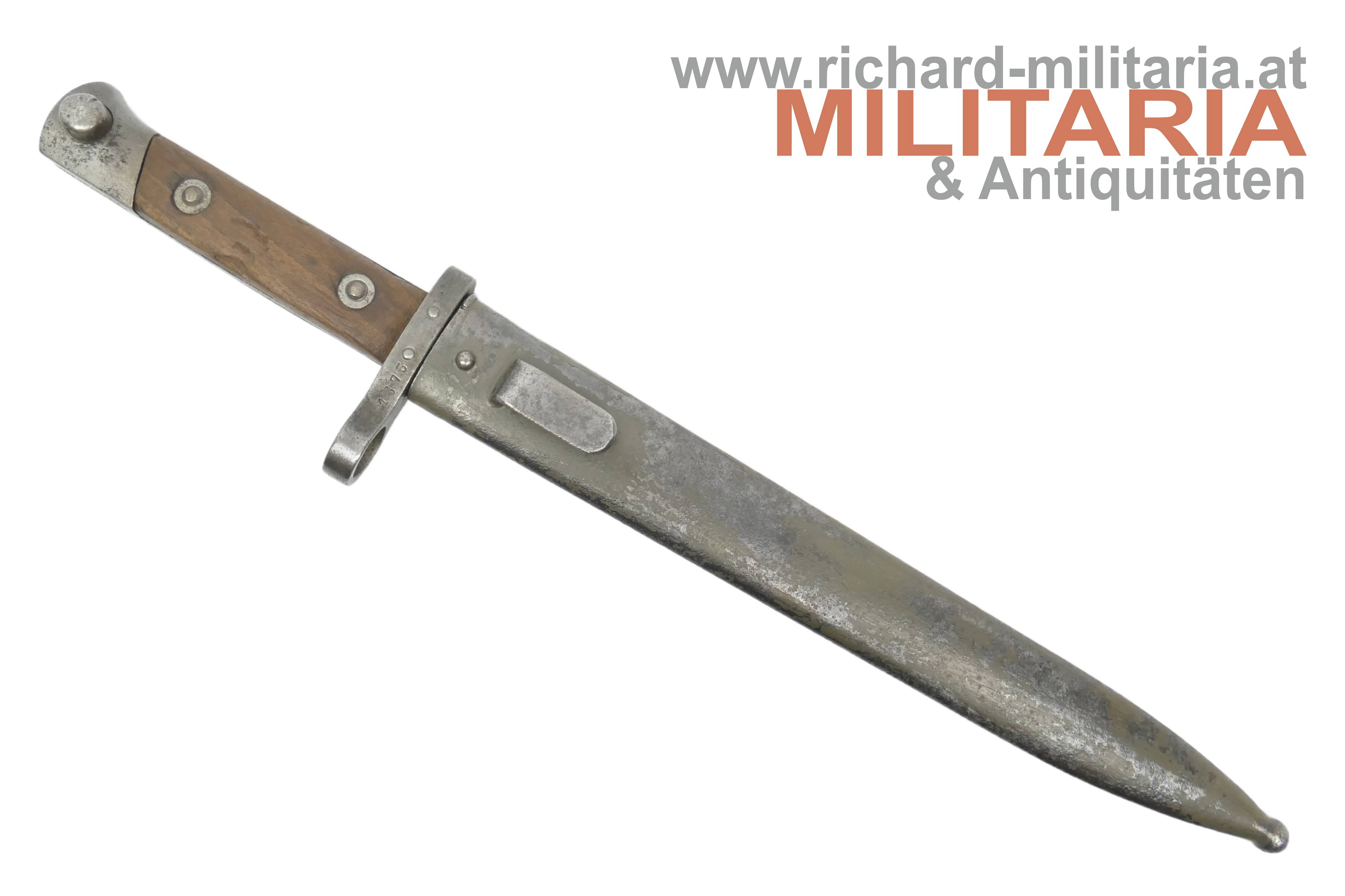 Österreich - Messerbajonett M1895 für Mannschaften - Zbrojovka Prag / OeWG