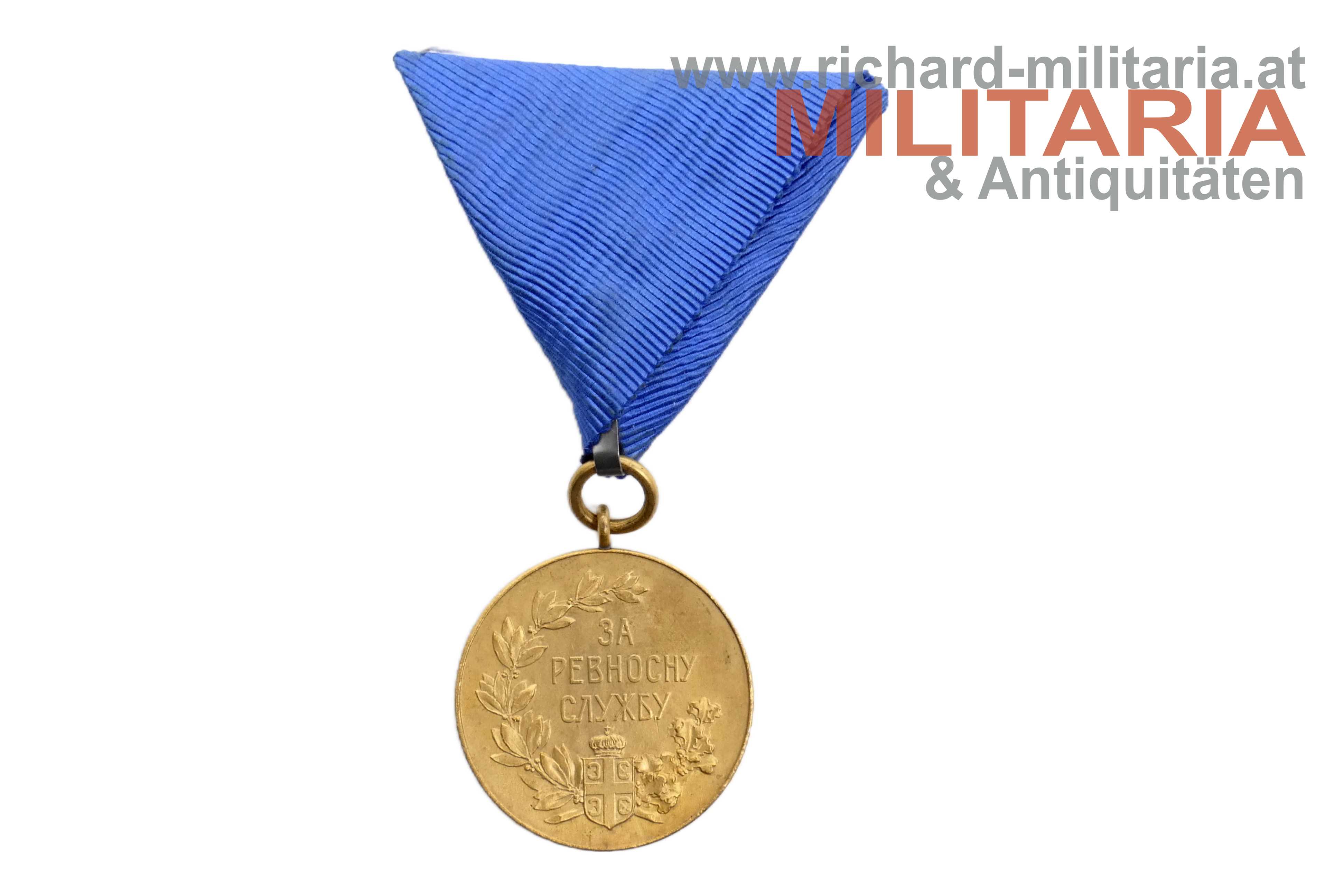 Serbien - Eifermedaille 1913 - Goldstufe
