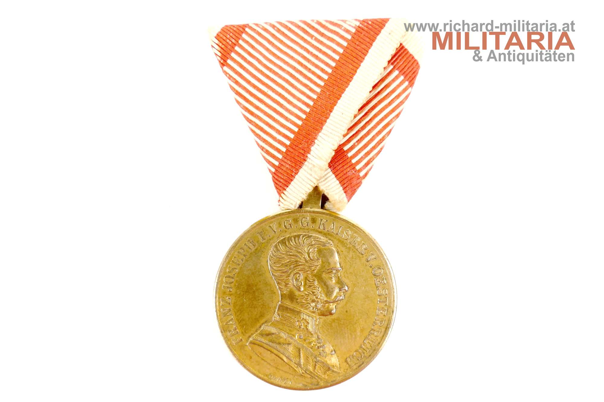 Goldene Tapferkeitsmedaille FJ - Henkelöse
